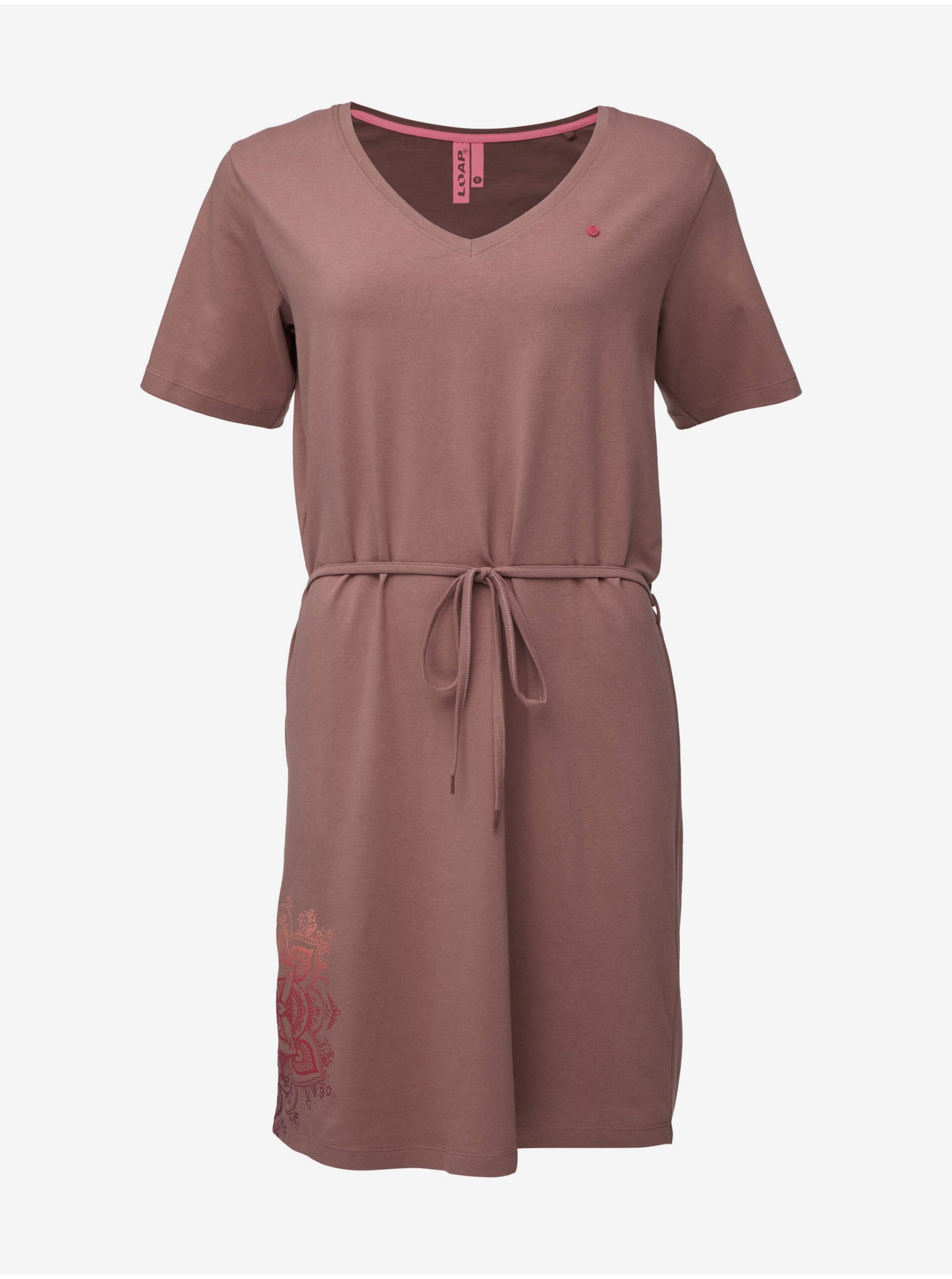E-shop Fialové dámské šaty LOAP ABZOKA