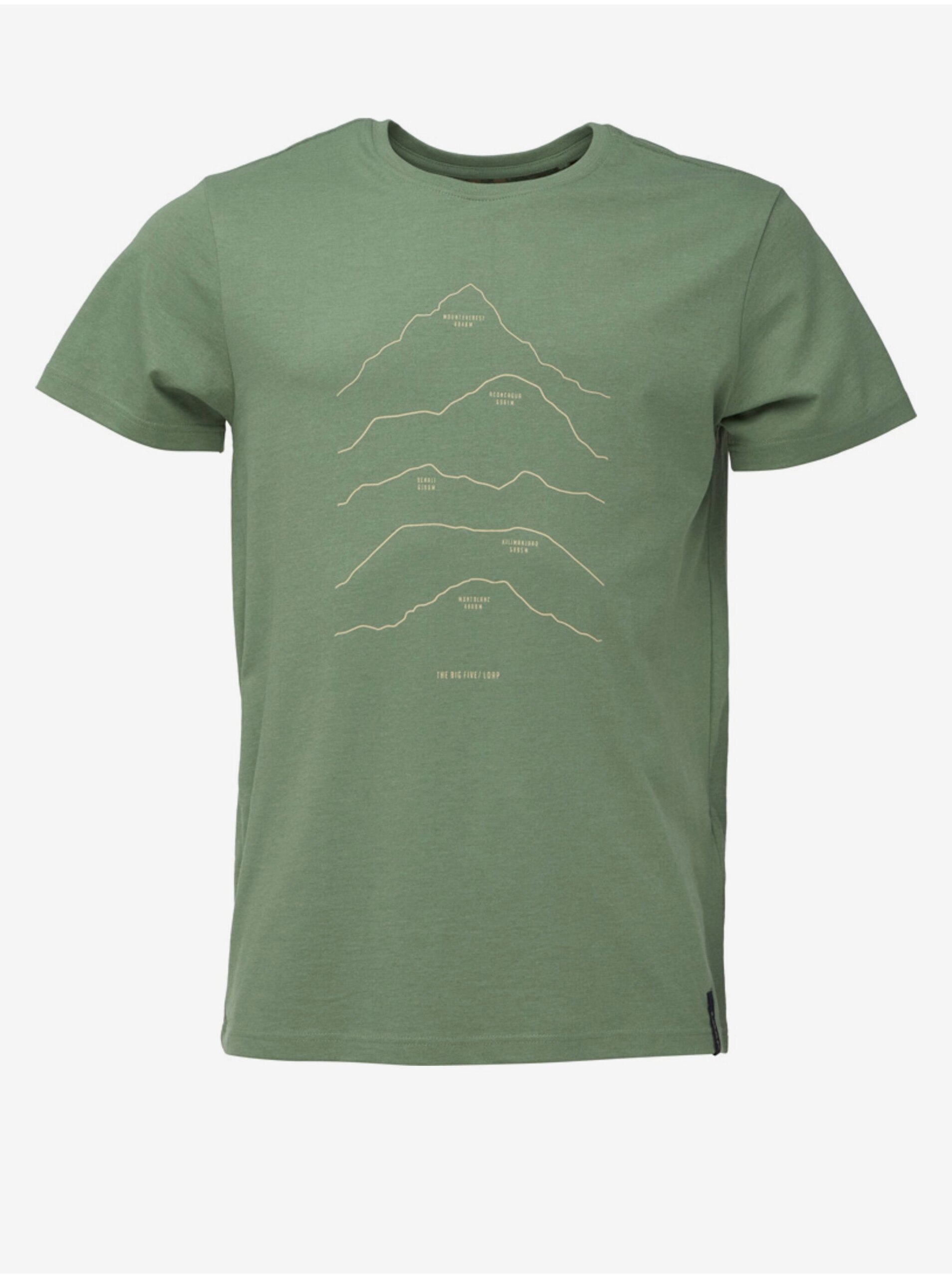 Levně Zelené pánské tričko LOAP Betler