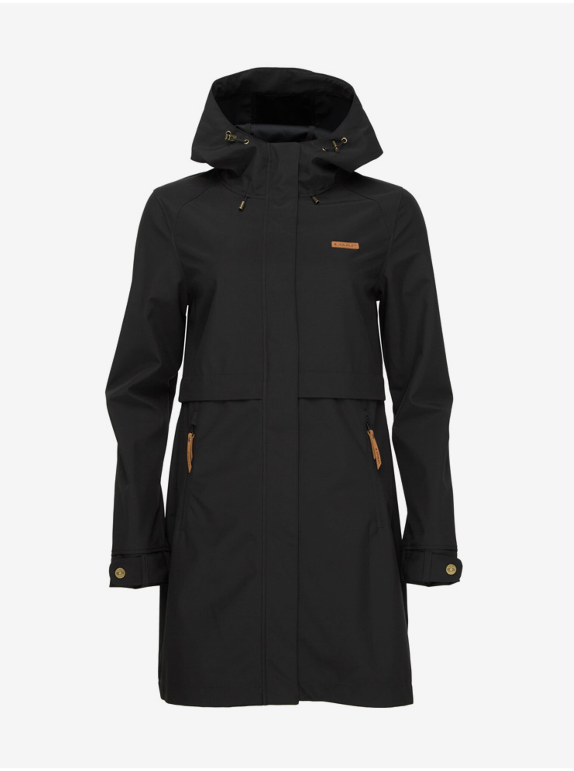 Levně Černý dámský softshellový kabát LOAP Lacrosa