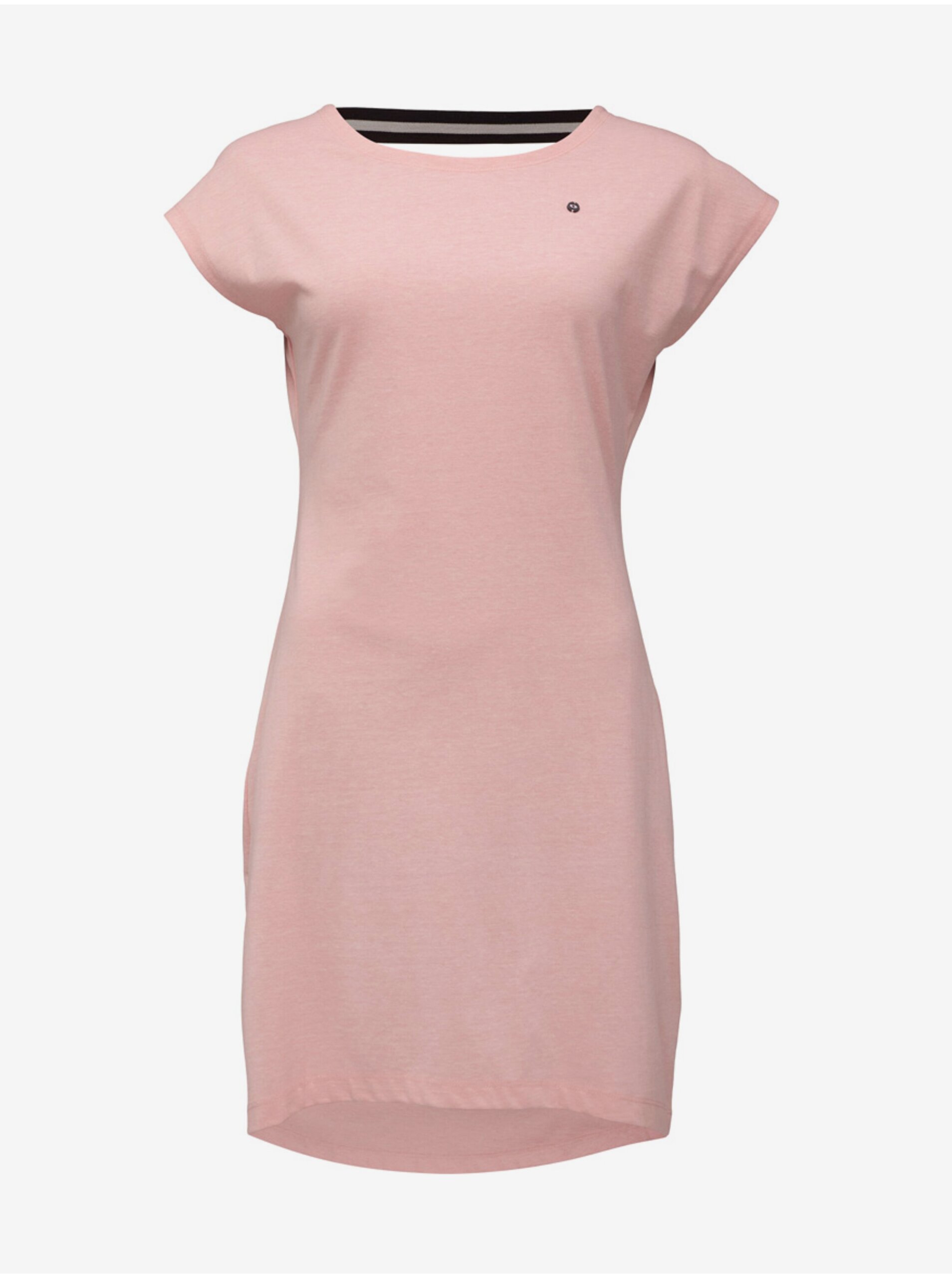 E-shop Růžové dámské letní šaty LOAP Audana