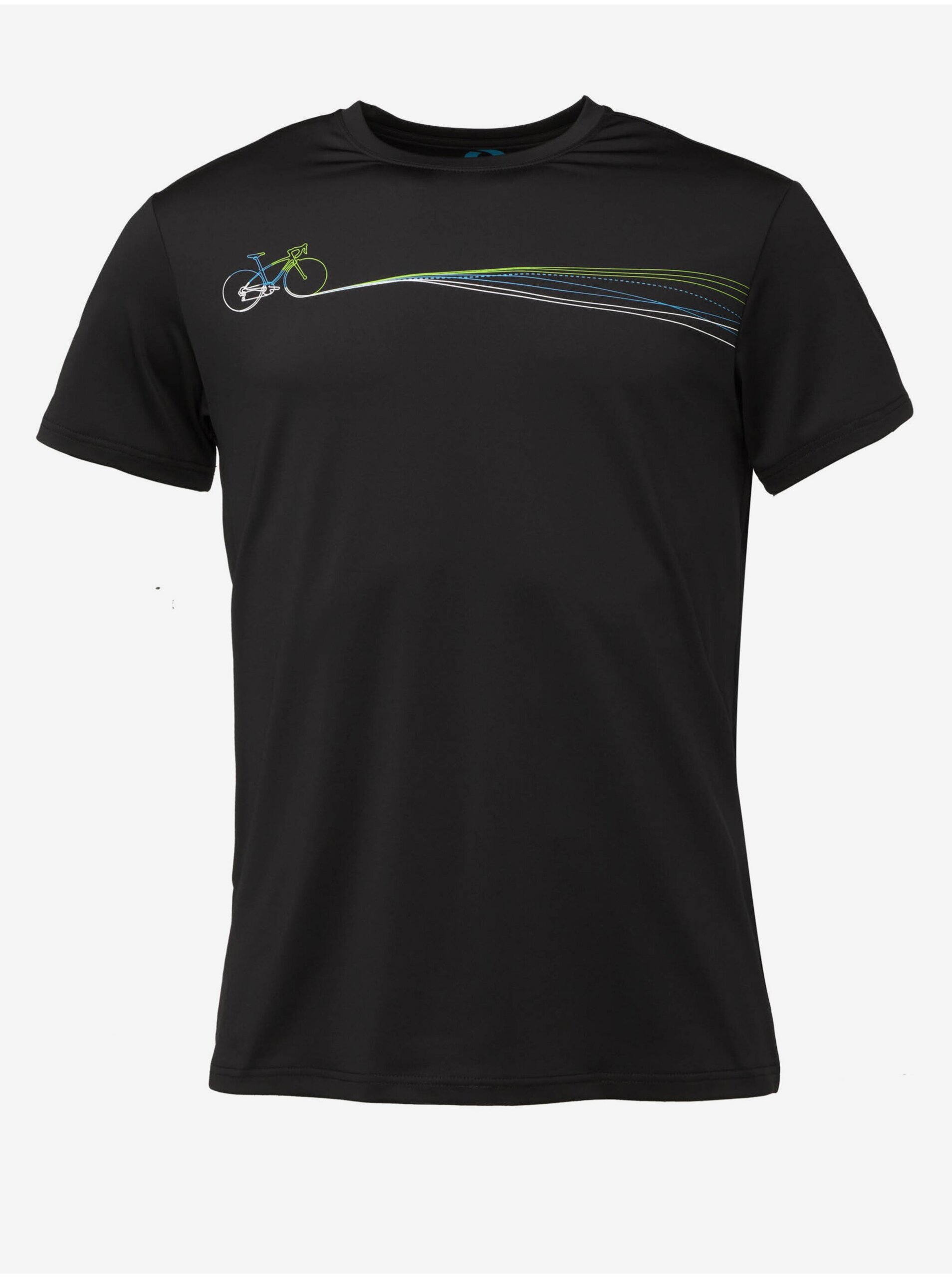 Lacno Čierne pánske športové tričko LOAP Mydar