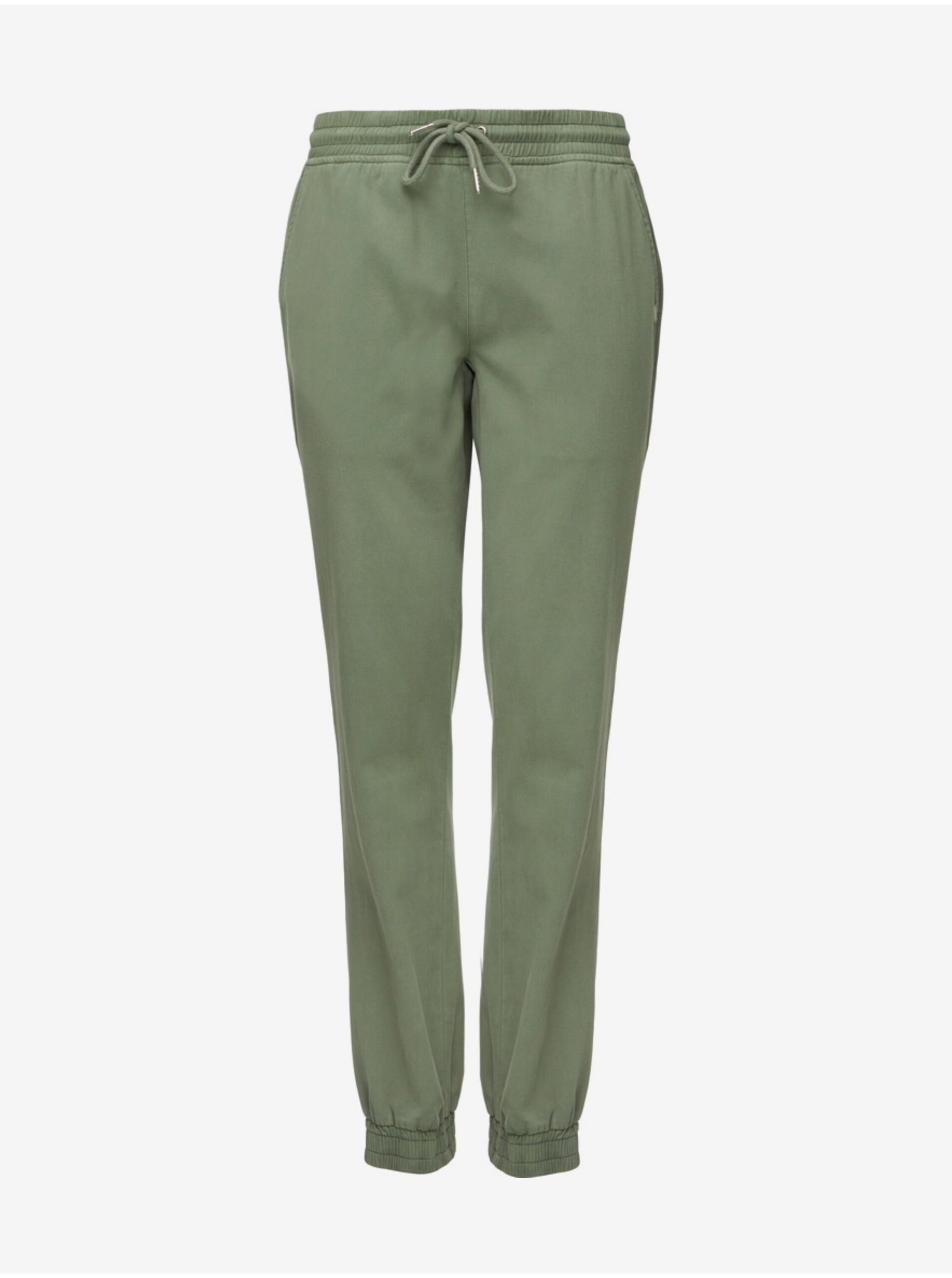 Levně Zelené dámské kalhoty LOAP Digama