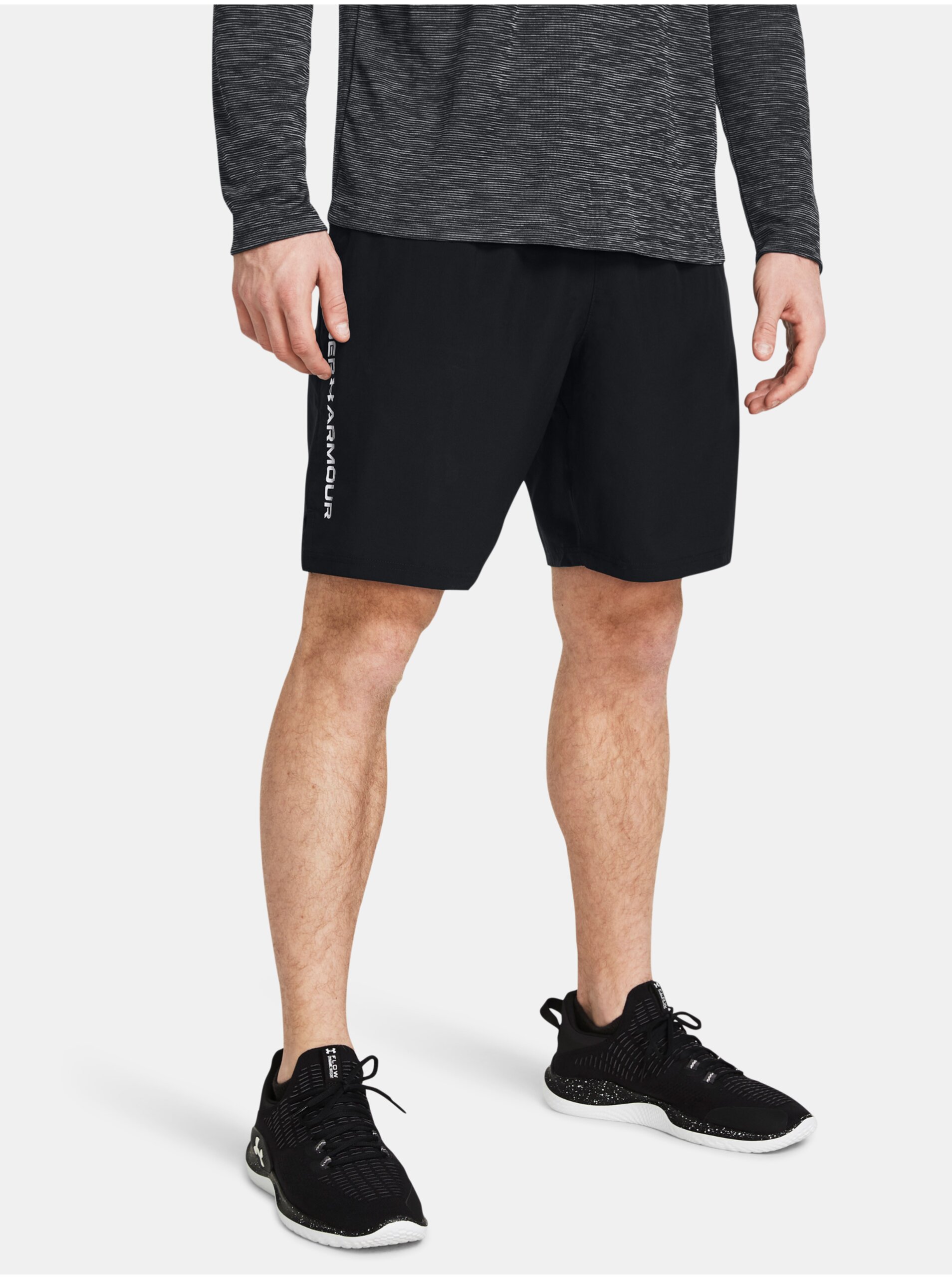 Levně Černé sportovní kraťasy Under Armour UA Woven Wdmk Shorts