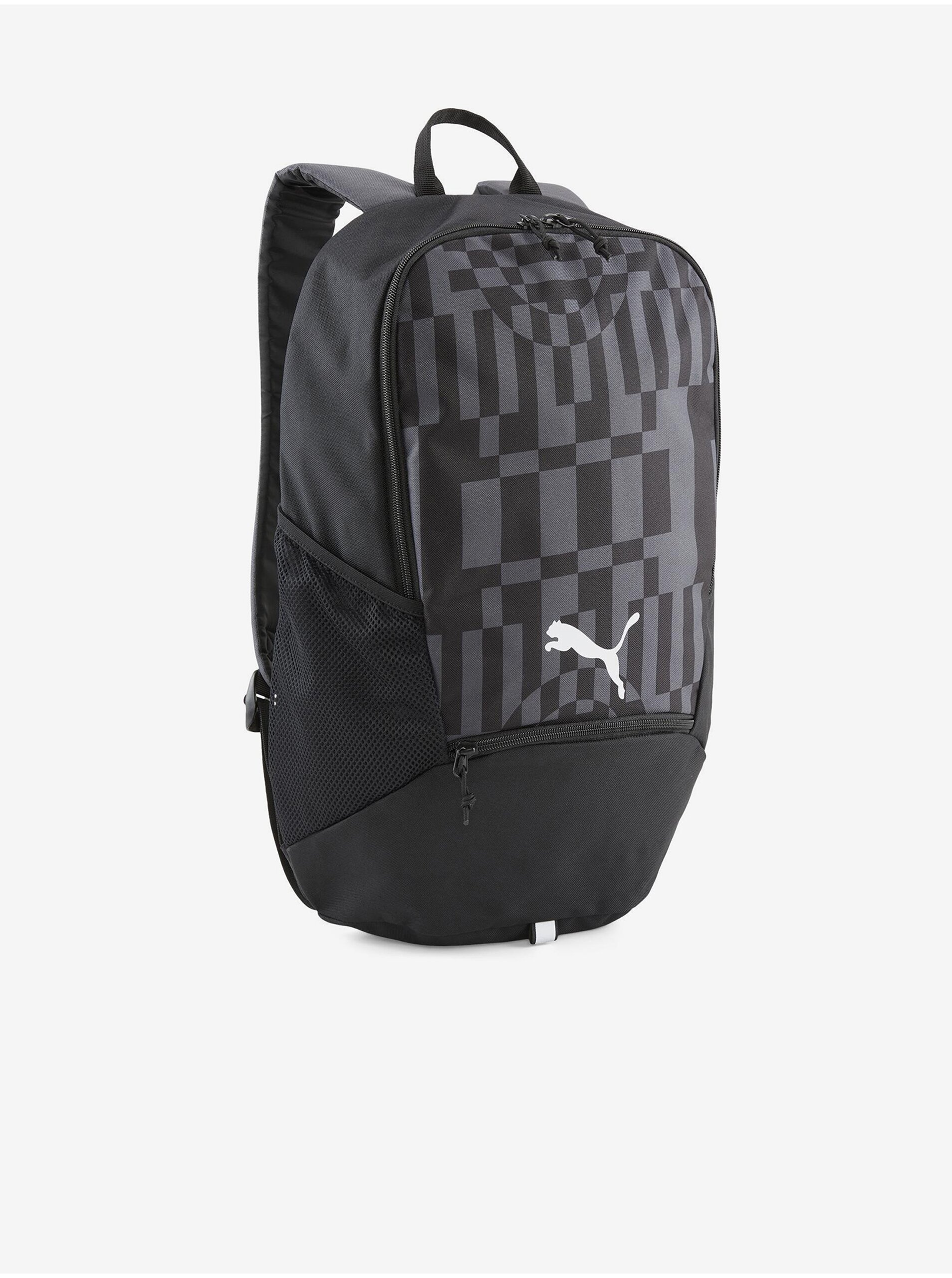 Levně Šedo-černý batoh Puma individualRISE Backpack