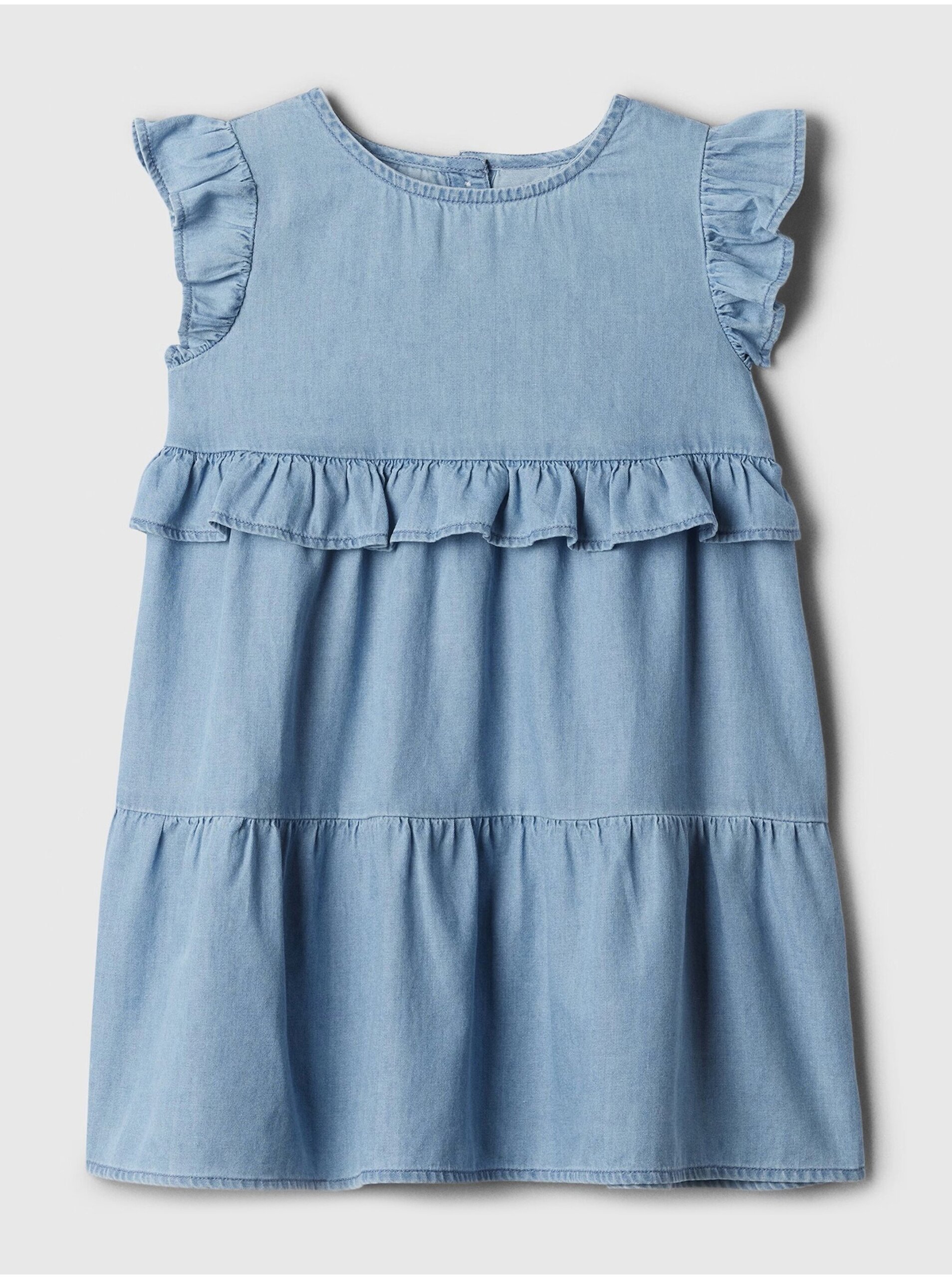 Lacno Modré dievčenské šaty GAP