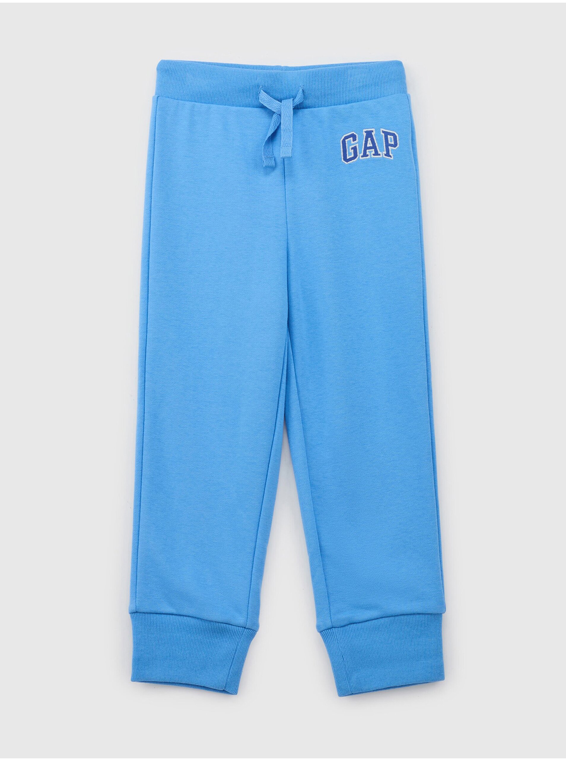 Lacno Modré chlapčenské tepláky s logom GAP