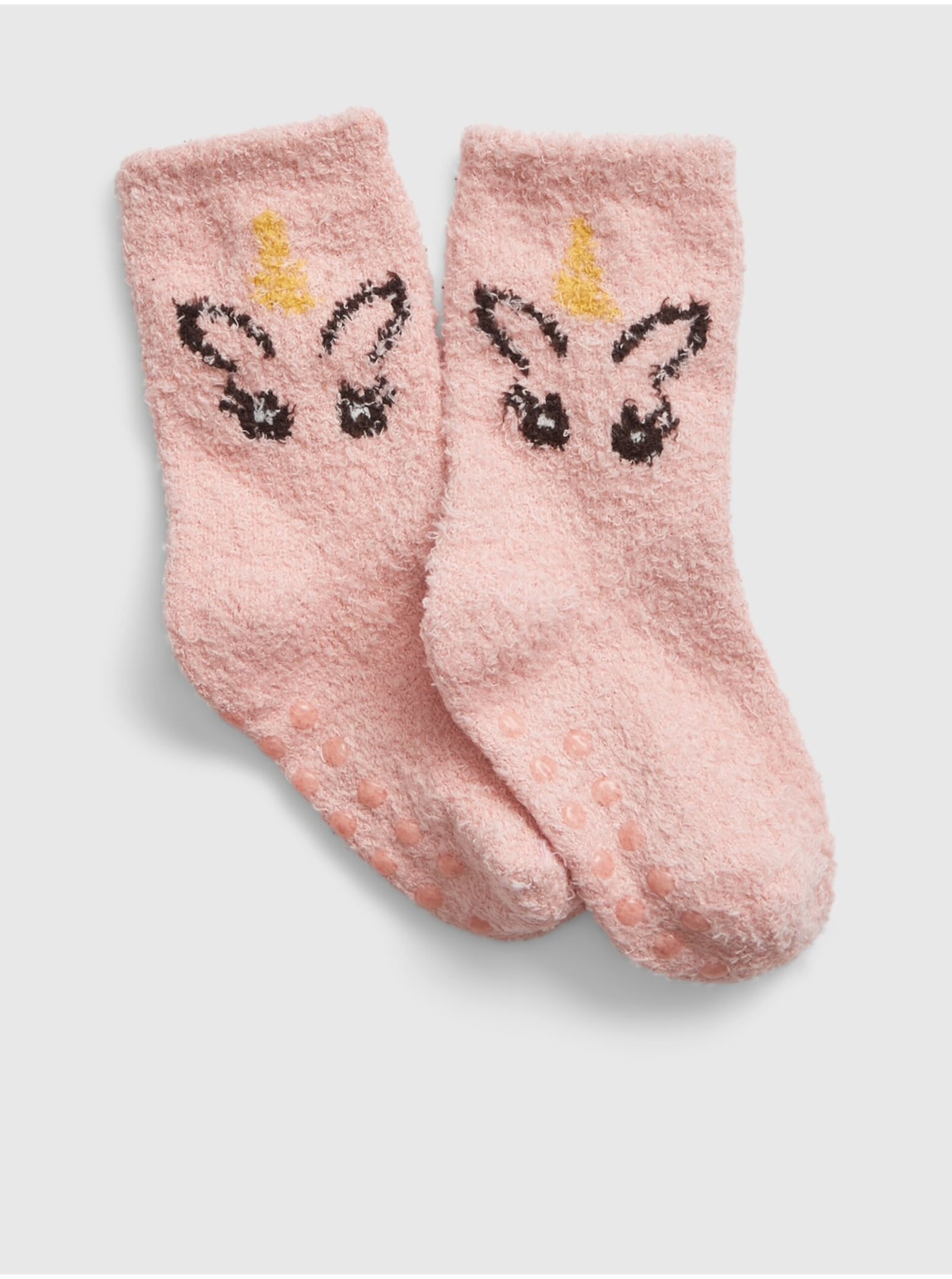 E-shop Svetloružové dievčenské ponožky GAP