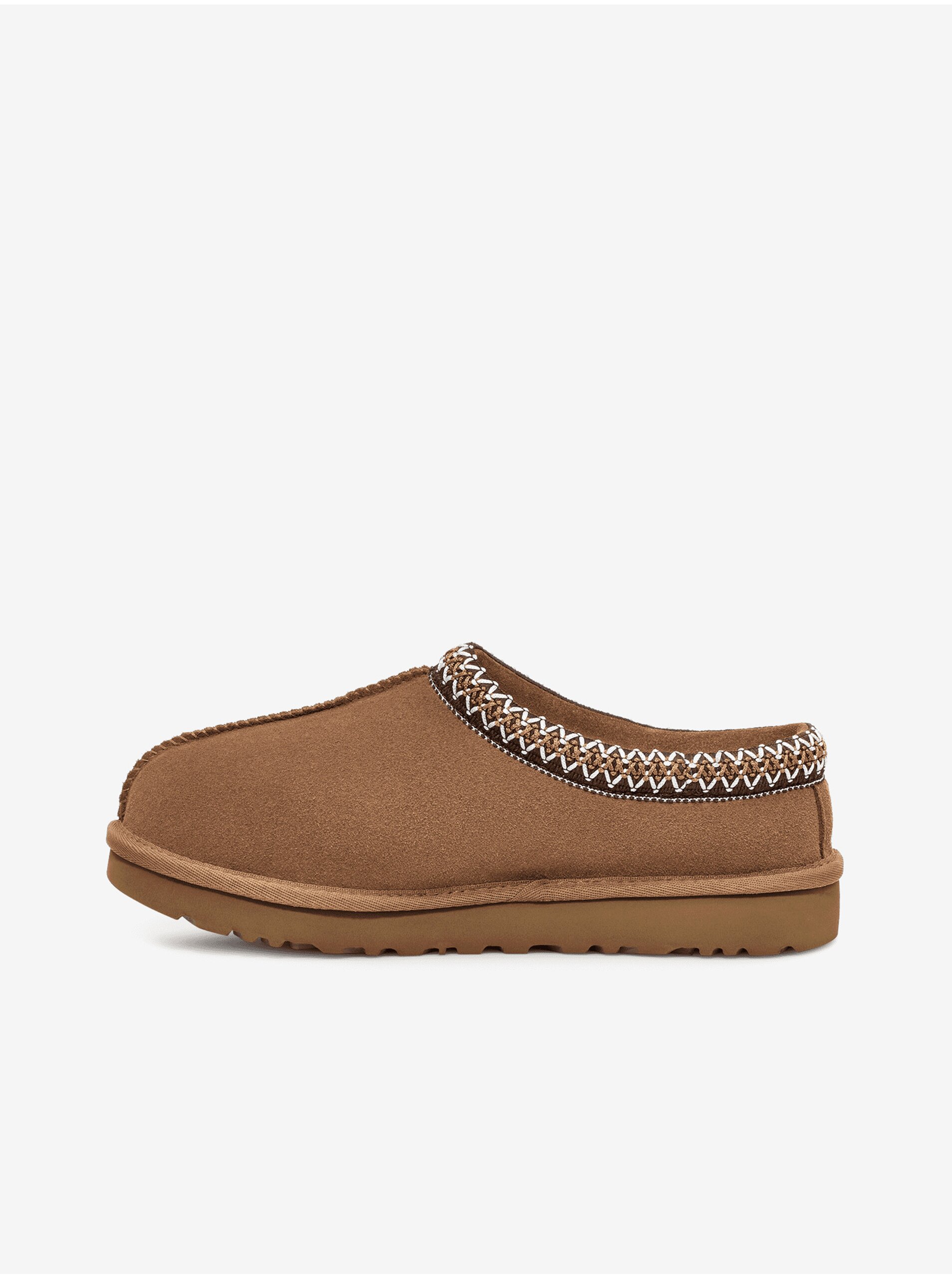 Levně Hnědé dámské semišové pantofle UGG Tasman