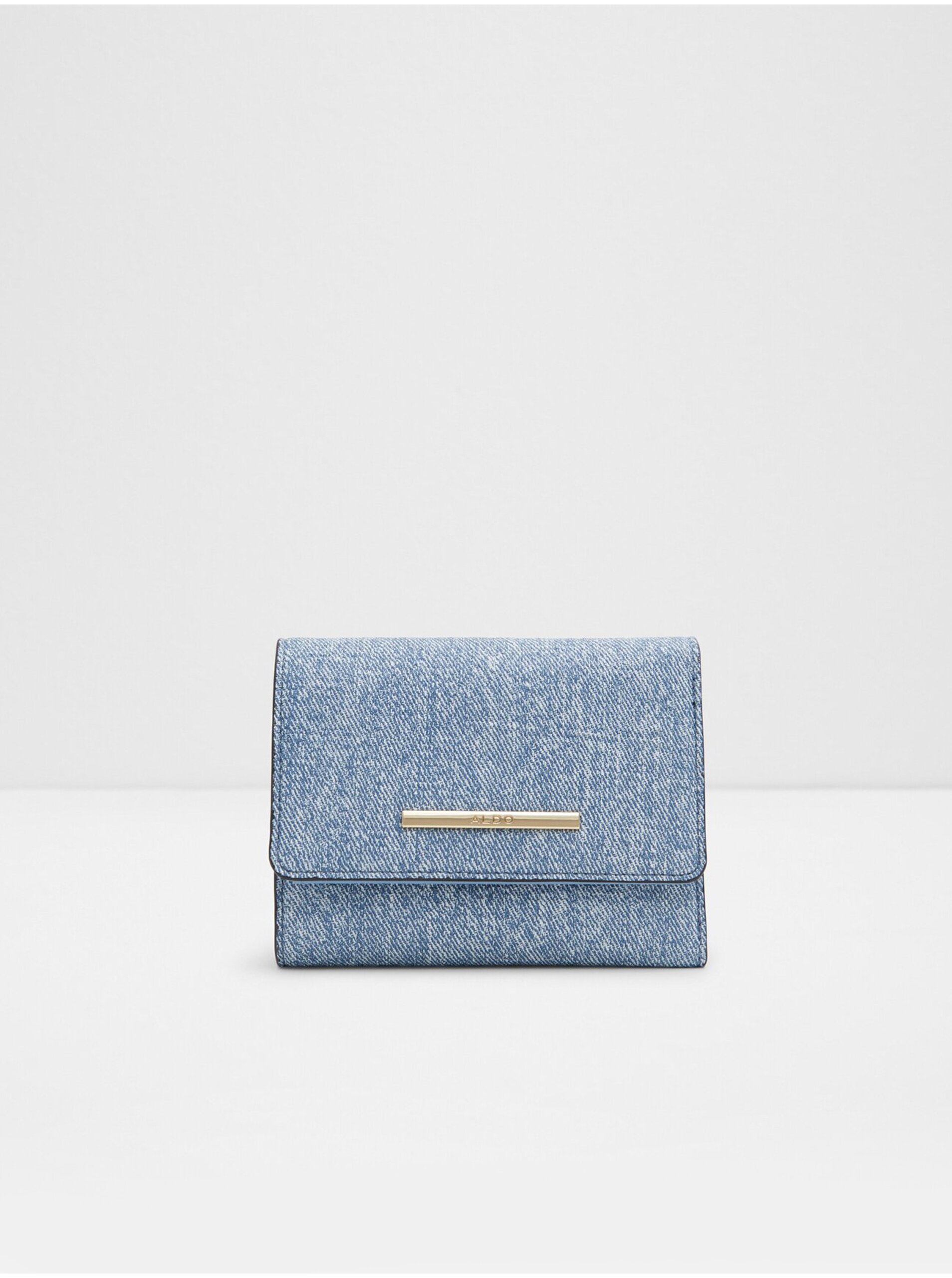 Levně Modrá dámská džínová peněženka ALDO Jonai