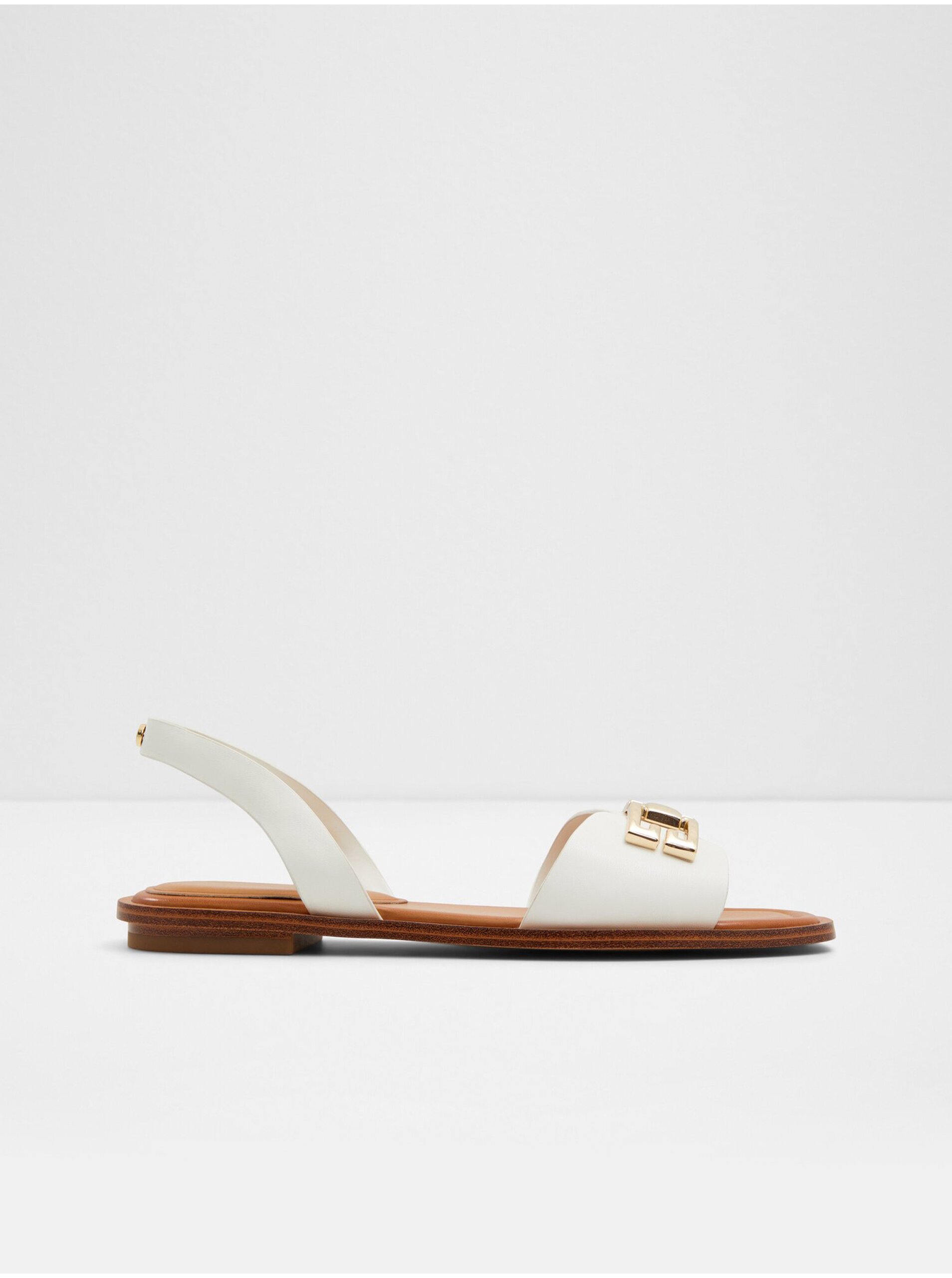 Levně Bílé dámské sandály ALDO Agreinwan