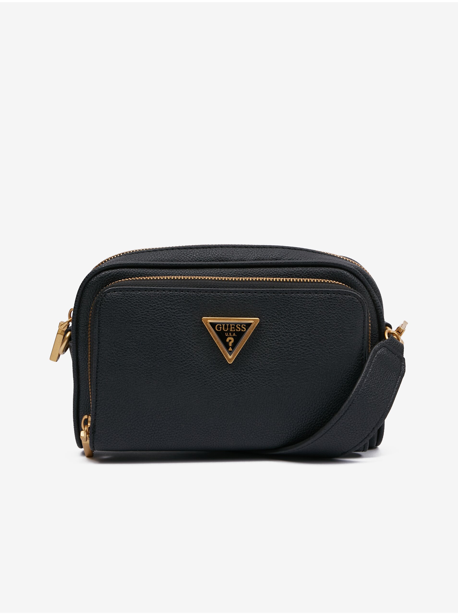 Levně Černá dámská crossbody kabelka Guess Cosette