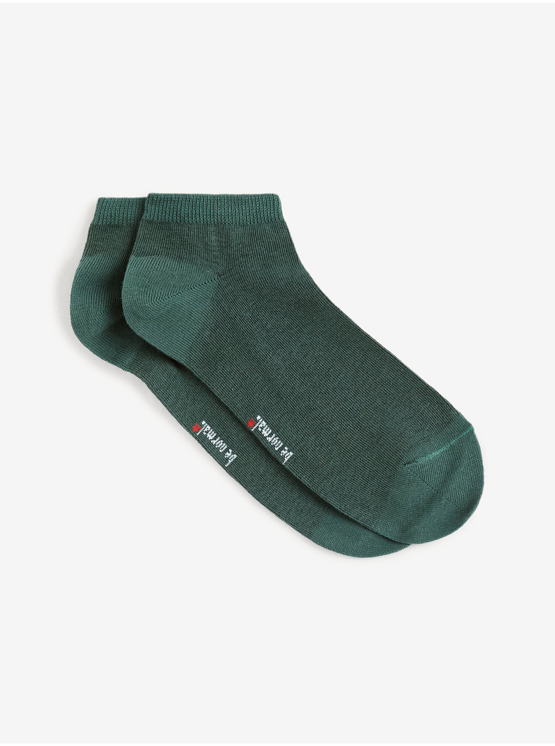 Levně Zelené pánské ponožky Celio Minfunky