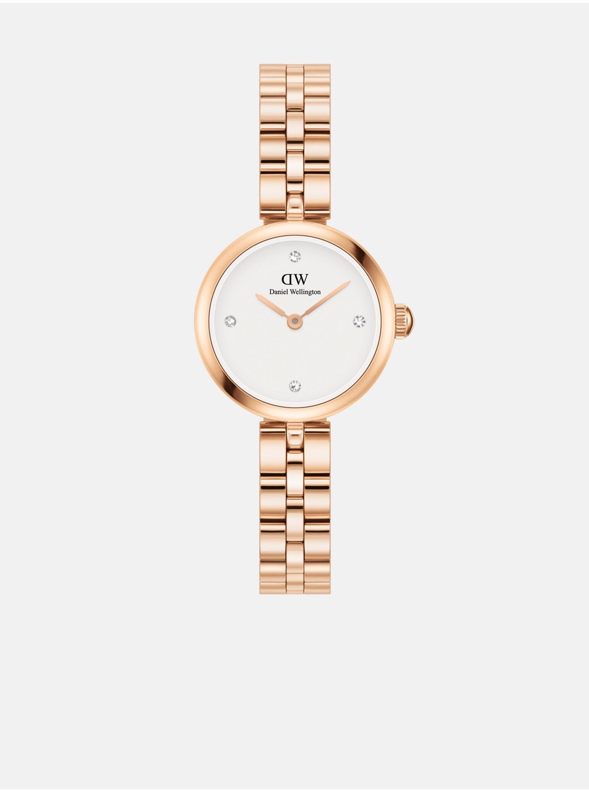 E-shop Růžovo-zlaté dámské hodinky Daniel Wellington Elan Lumine