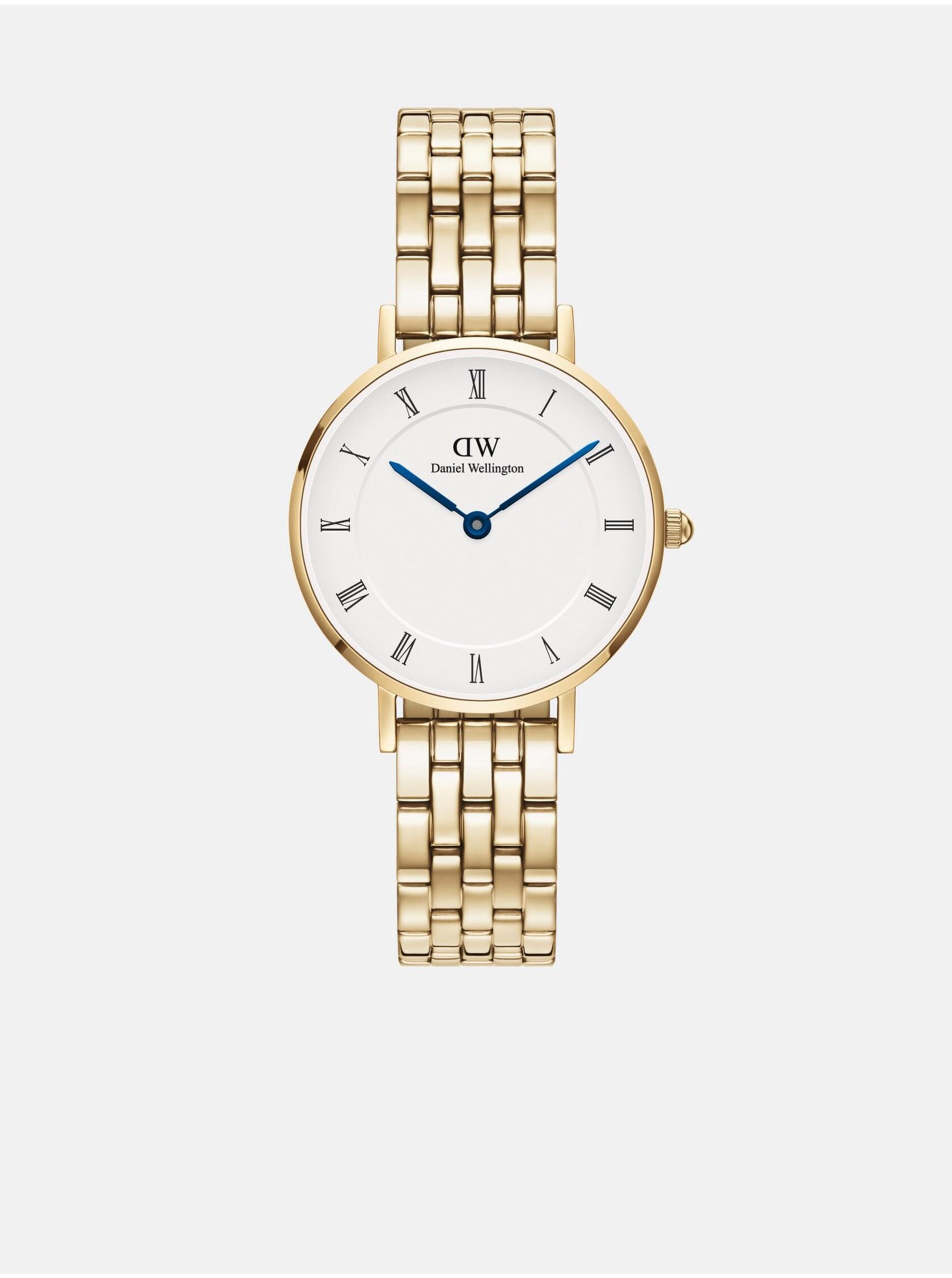 Lacno Zlaté dámske hodinky Daniel Wellington Petite 5-link