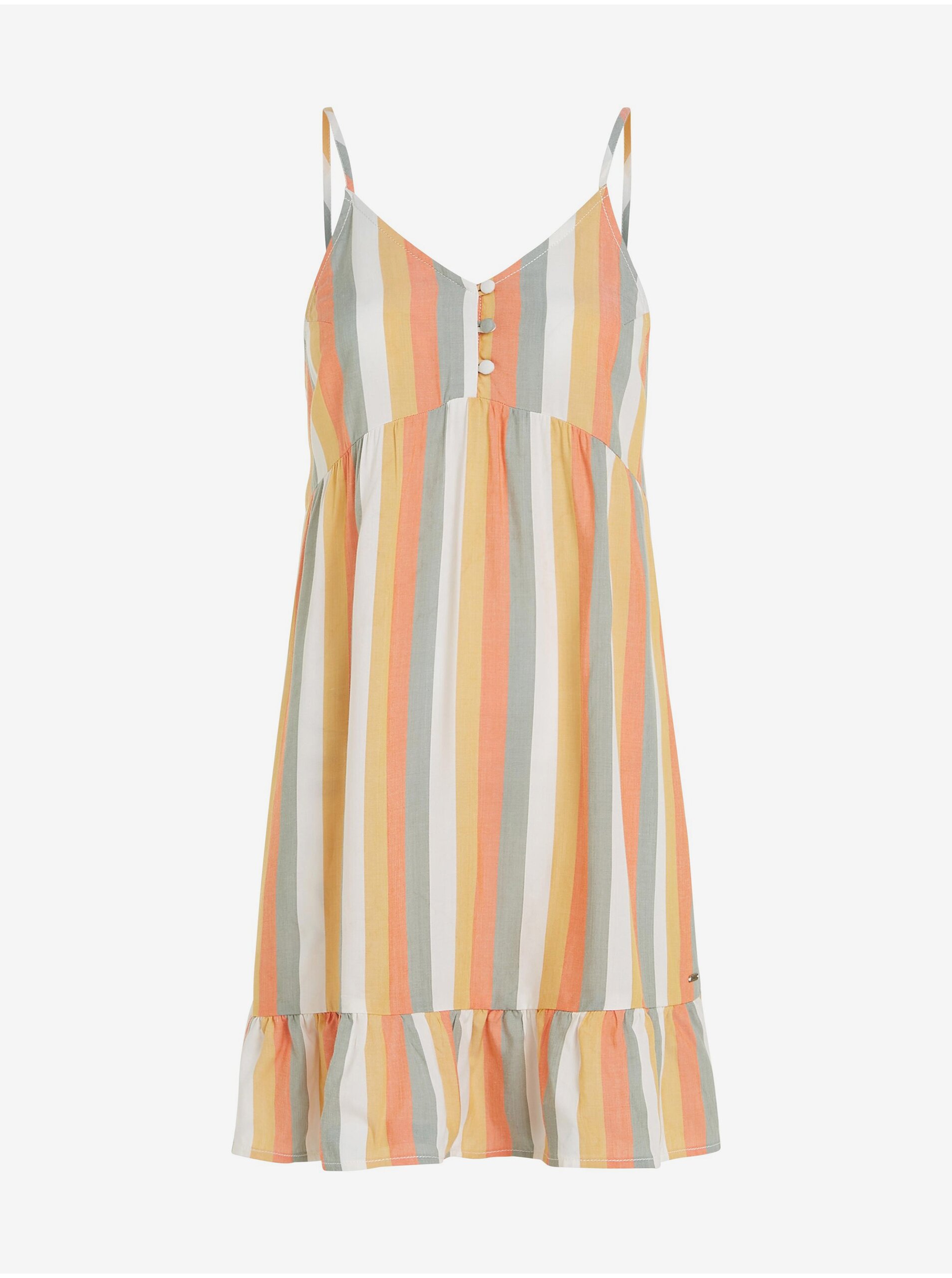 Lacno Letné a plážové šaty pre ženy O'Neill - zelená, oranžová, biela