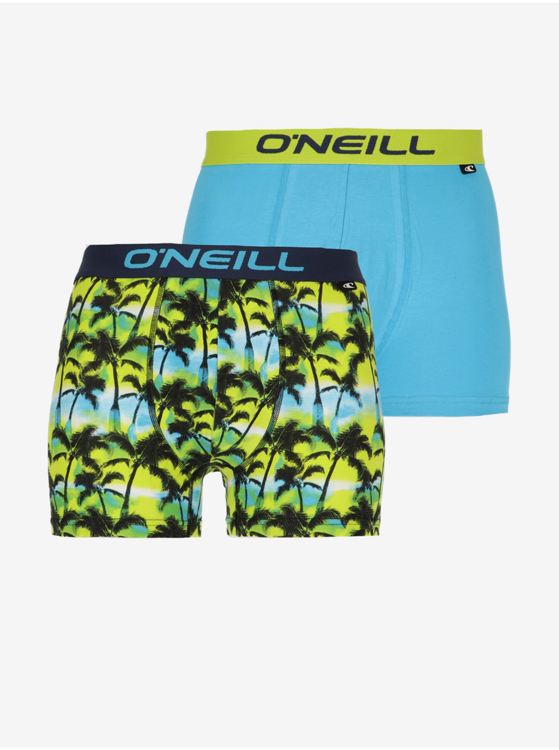 E-shop O'Neill BOXER 2-PACK Pánské boxerky Tyrkysová