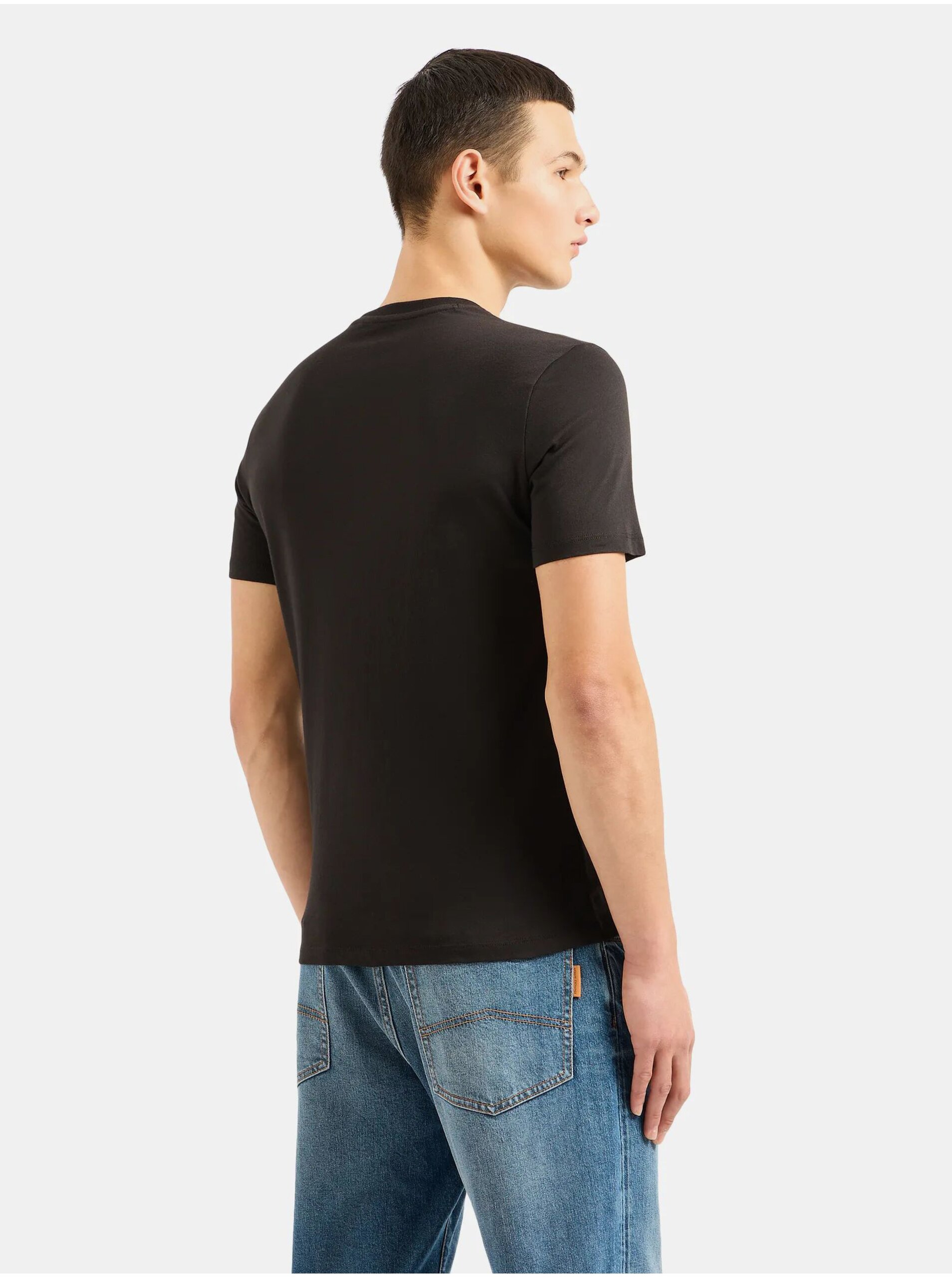 Černé pánské tričko Armani Exchange