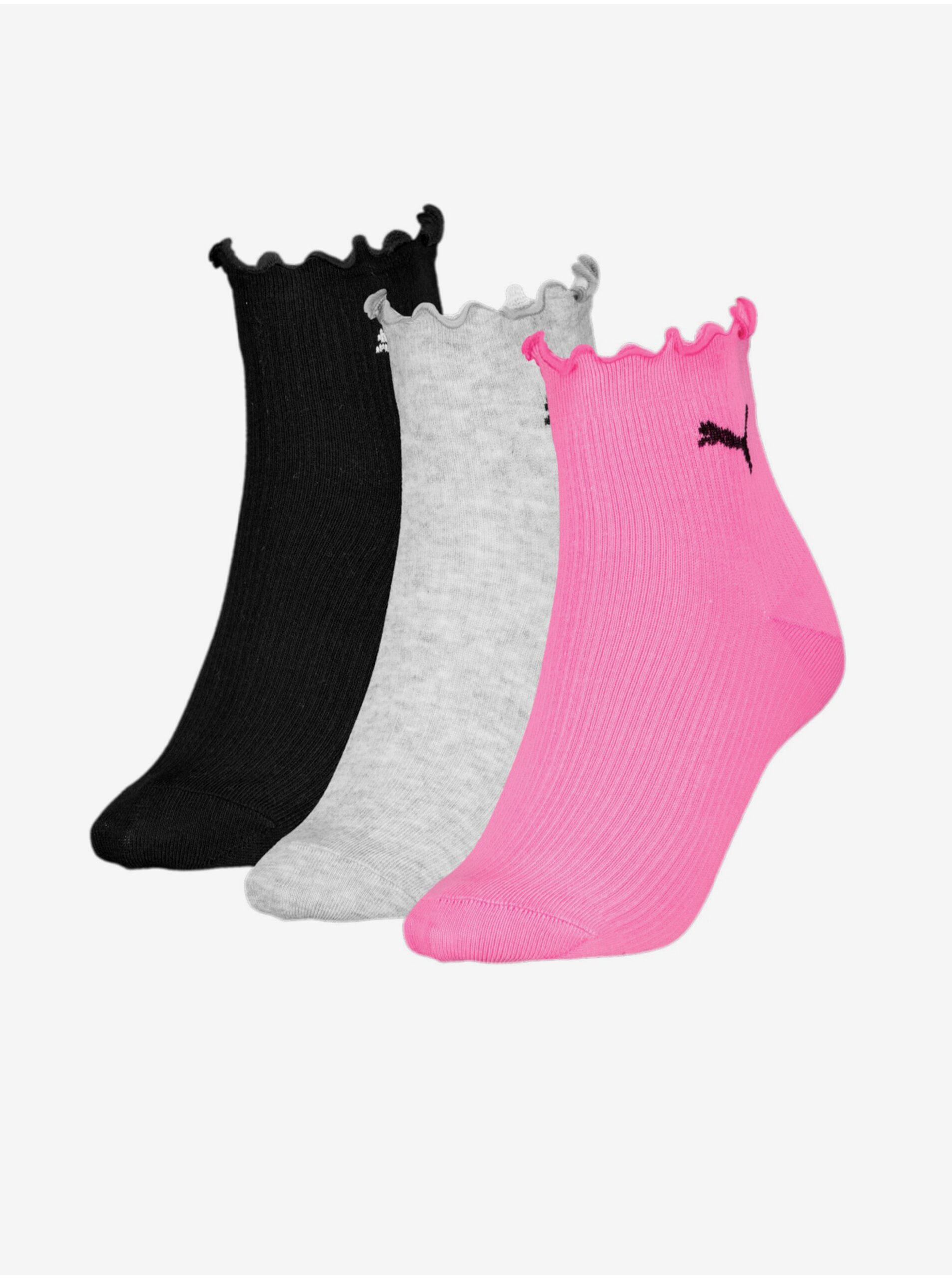 E-shop Sada tří párů dámských ponožek Puma