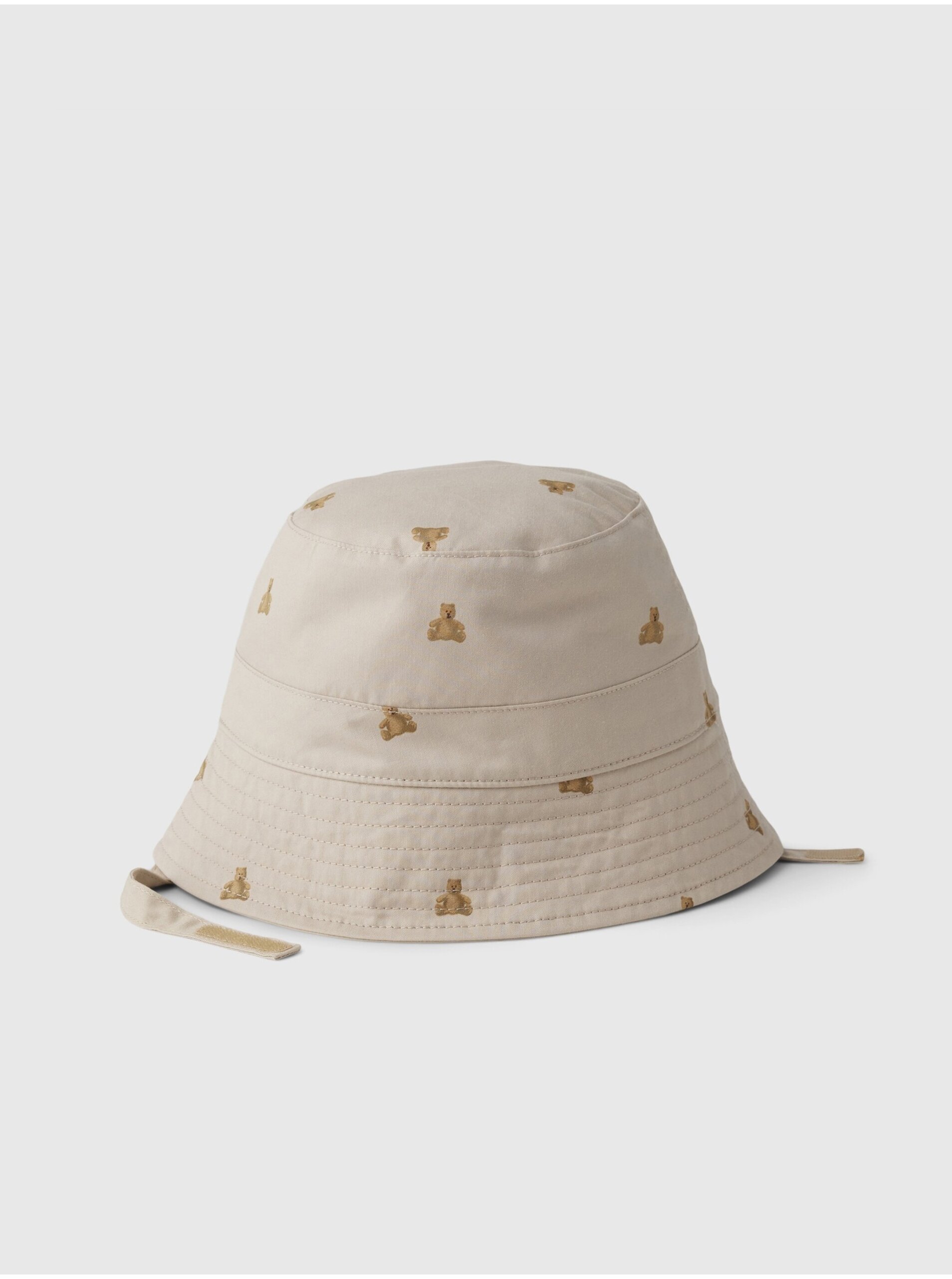 Levně Béžový dětský klobouk GAP
