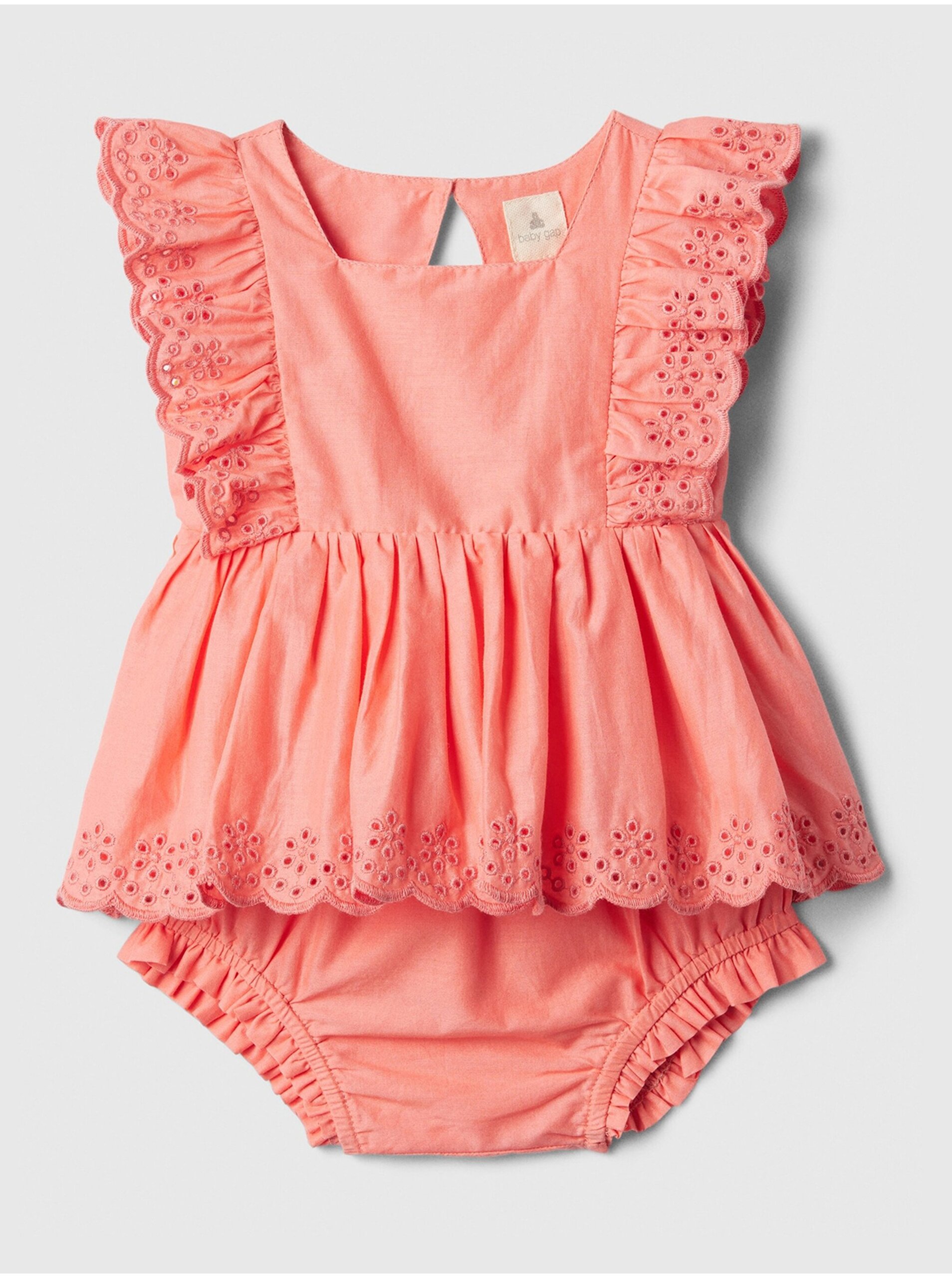E-shop Ružové dievčenské body so sukničkou GAP