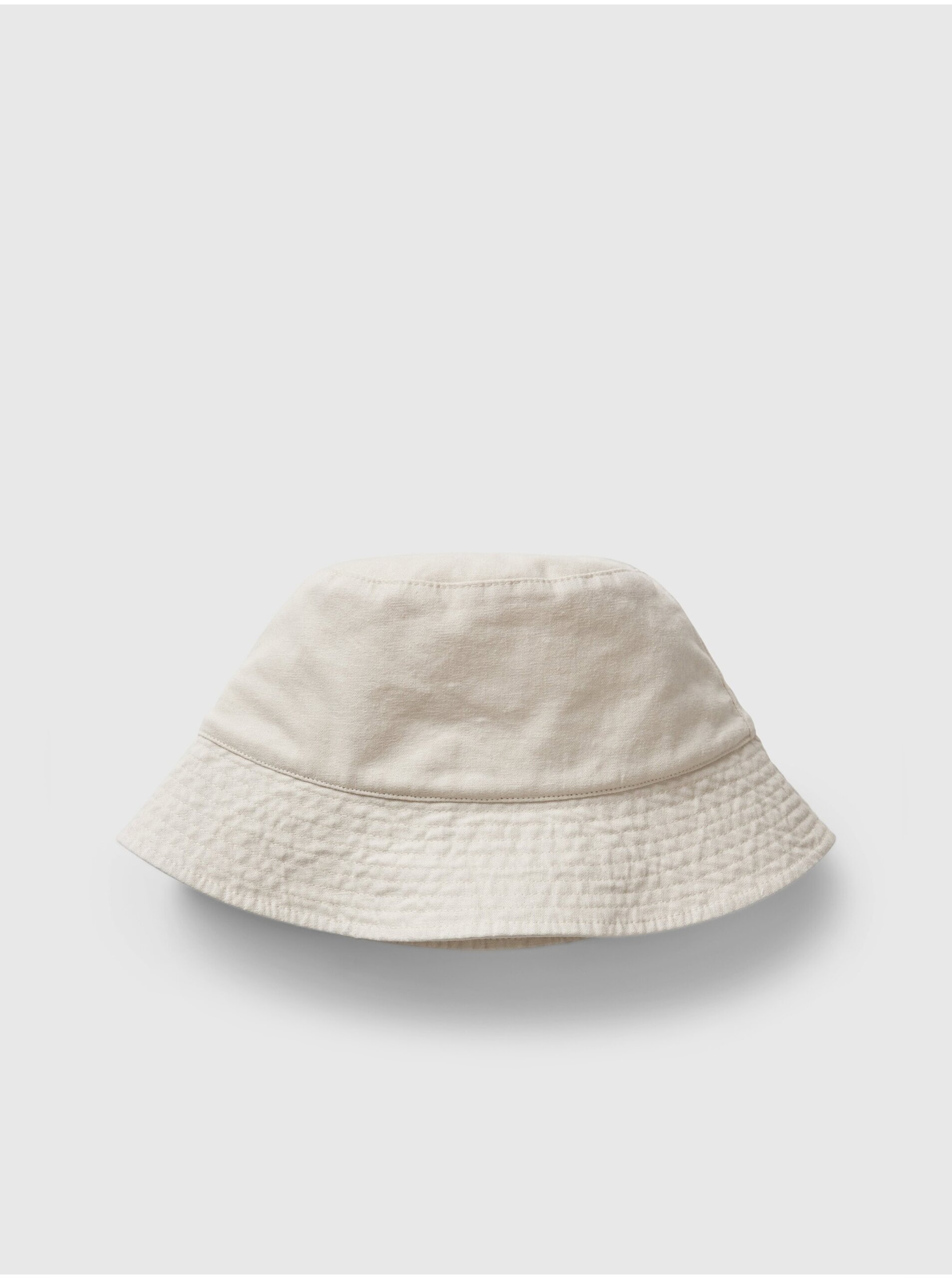 Lacno Béžový dámsky ľanový klobúk GAP
