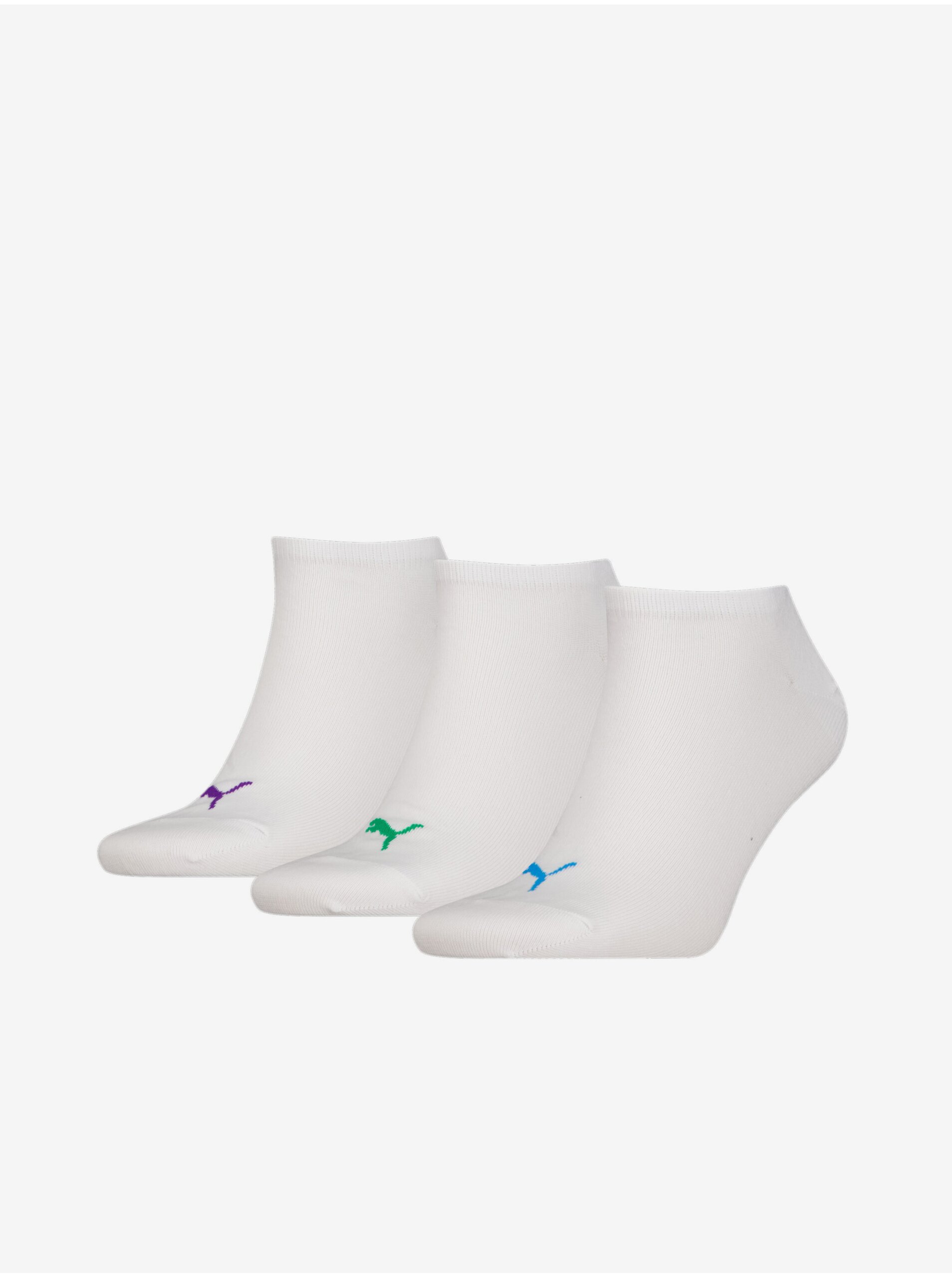 E-shop Sada tří párů sportovních ponožek Puma Sneaker Plain