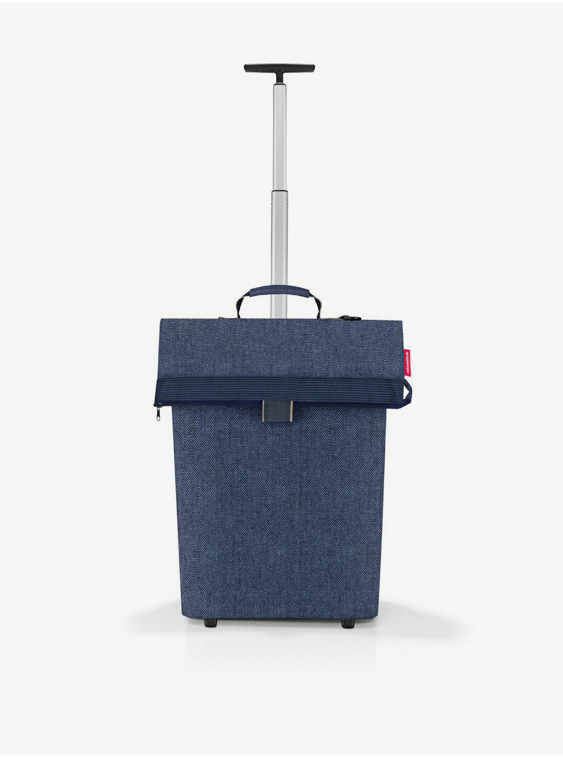 E-shop Tmavě modrá dámská taška na kolečkách Reisenthel Trolley M Herringbone