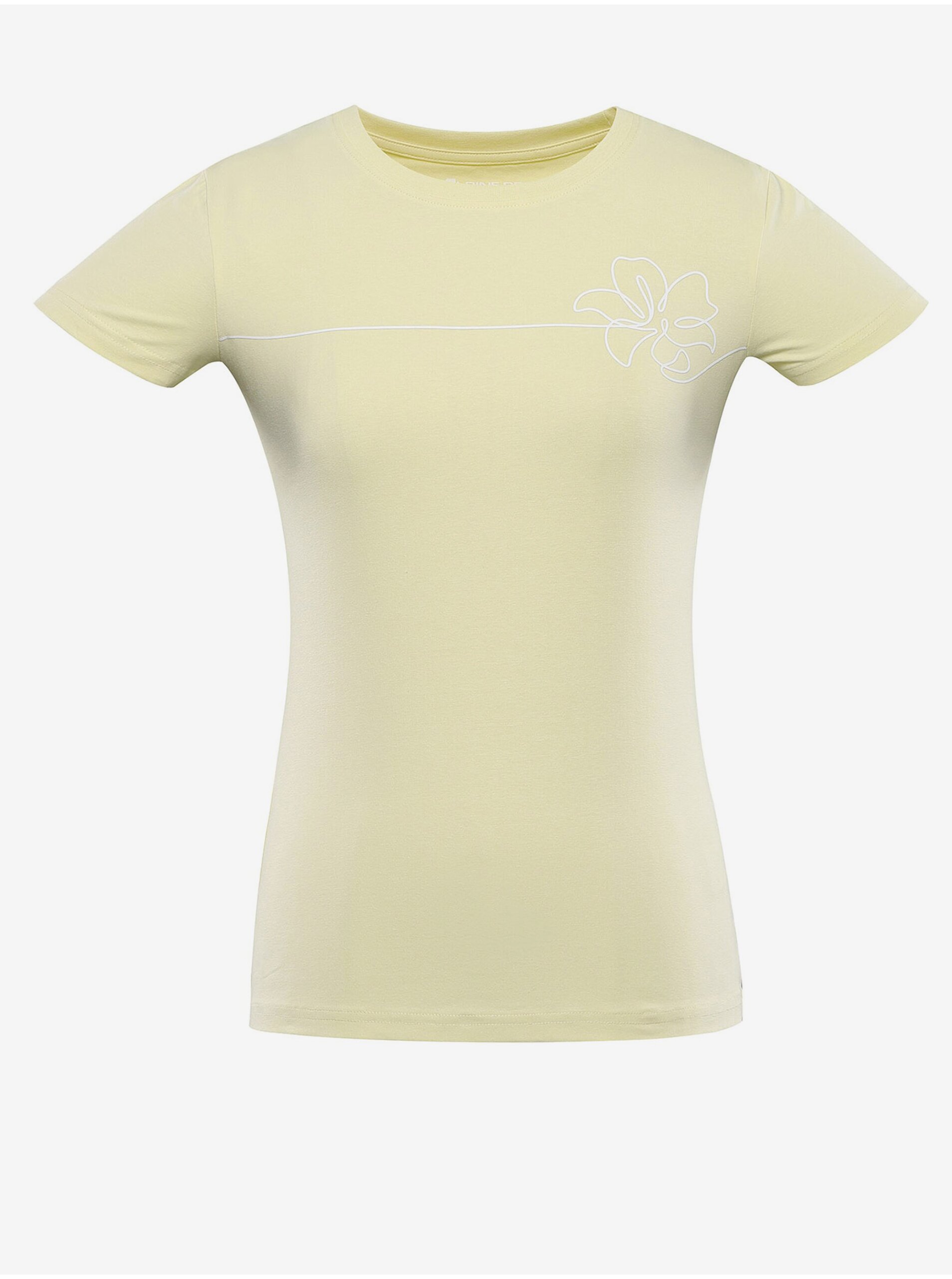 E-shop Světle zelené dámské tričko ALPINE PRO NORDA