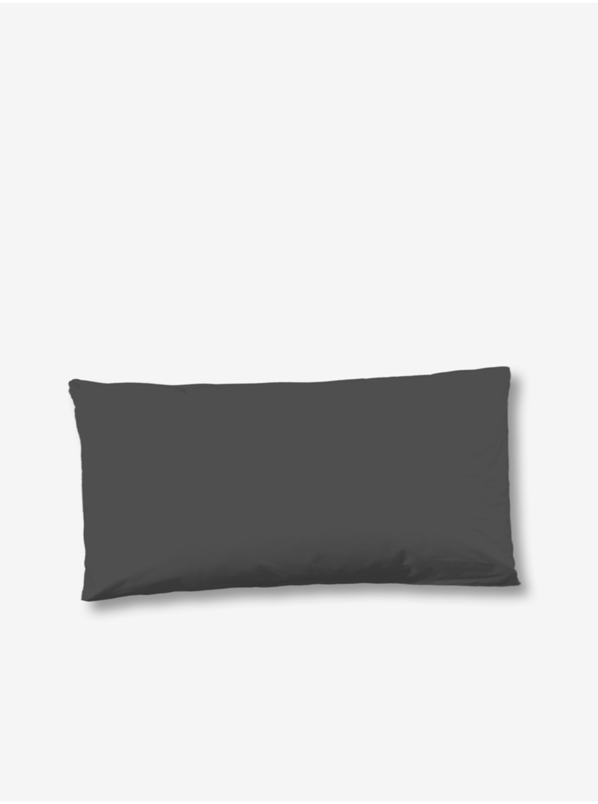 E-shop Tmavě šedý saténový povlak na polštář HIP 40 x 80 cm