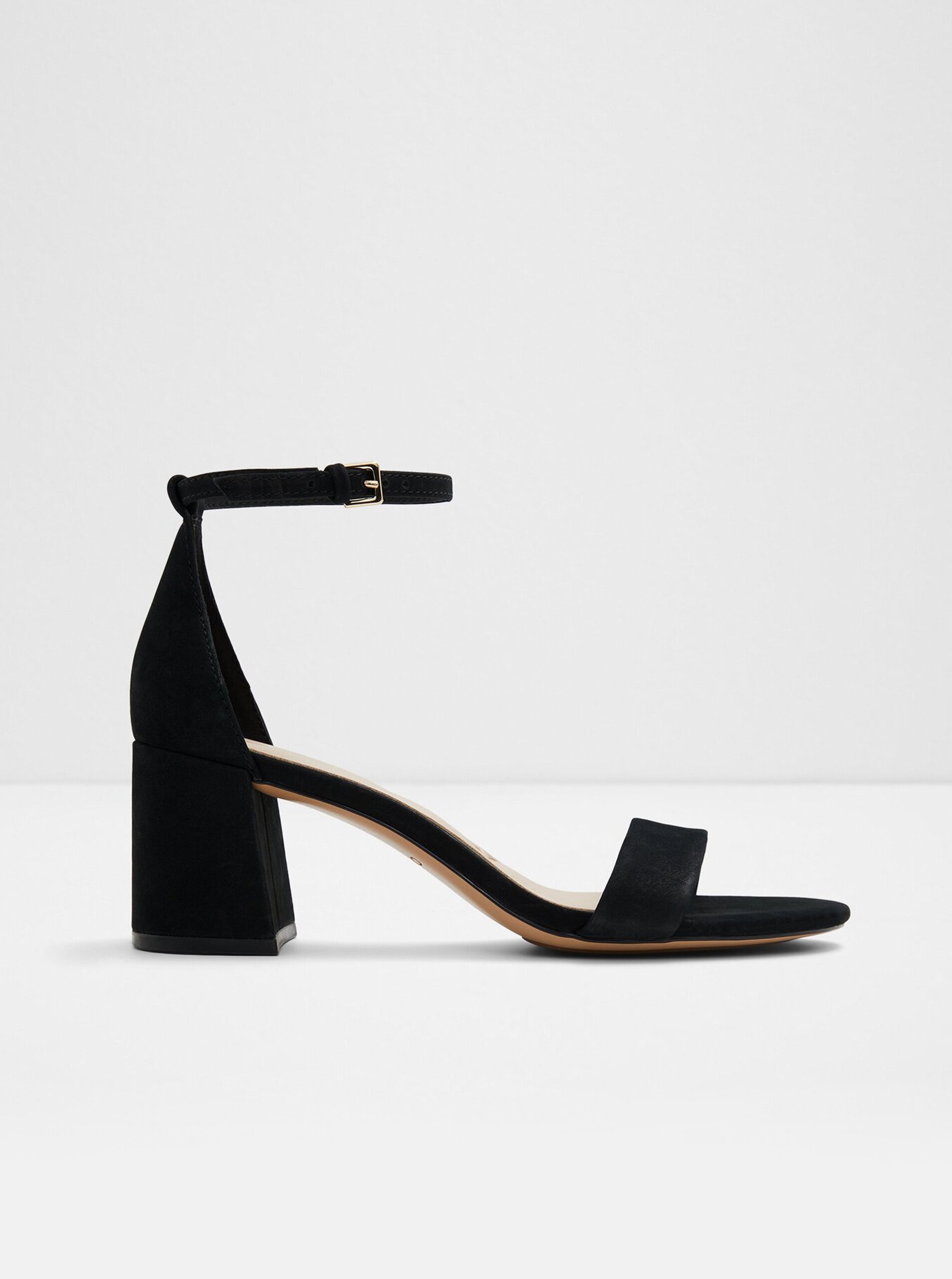 Lacno Čierne dámske semišové sandále Aldo Pristine