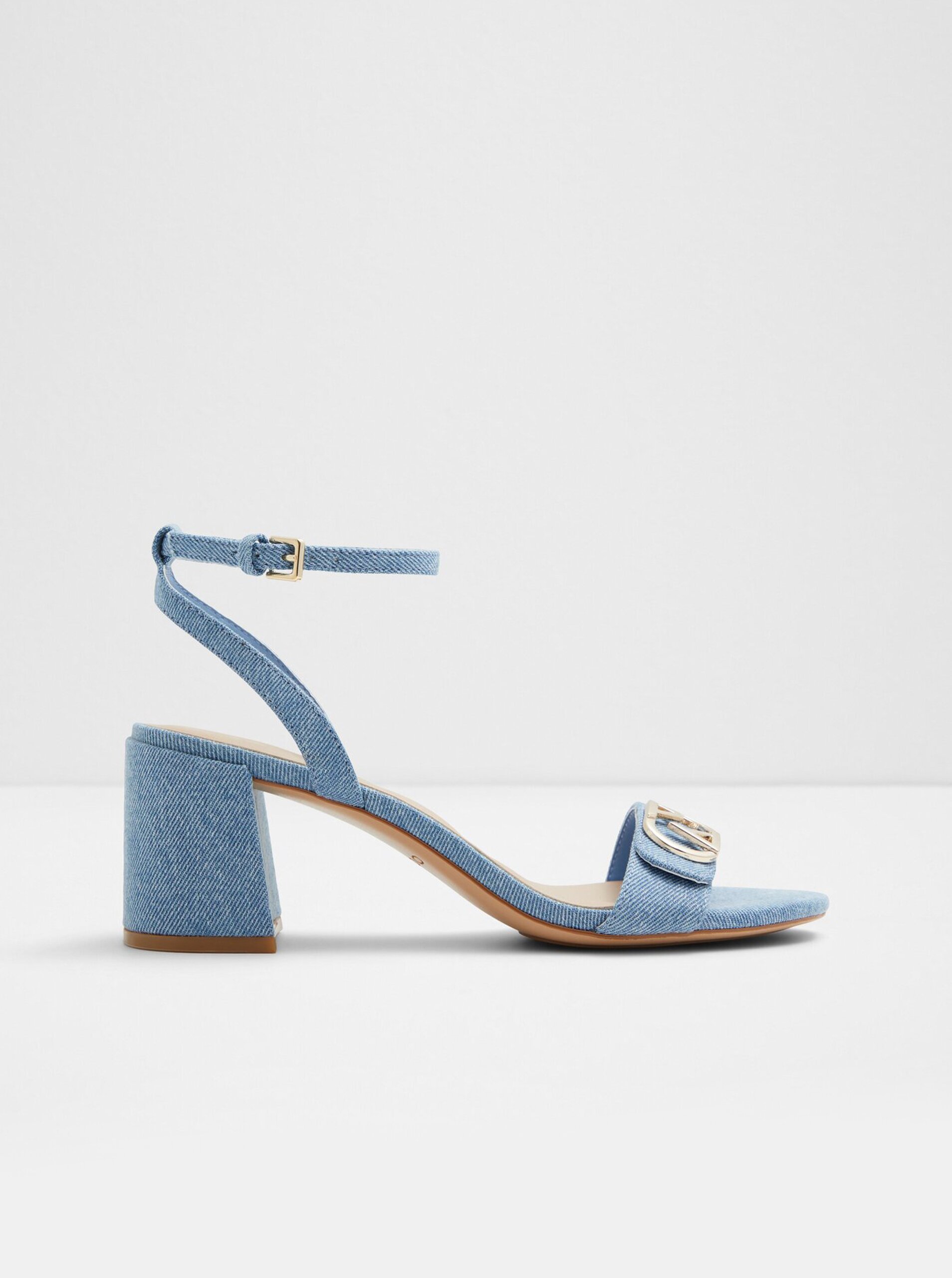 Levně Modré dámské sandály Aldo Bung