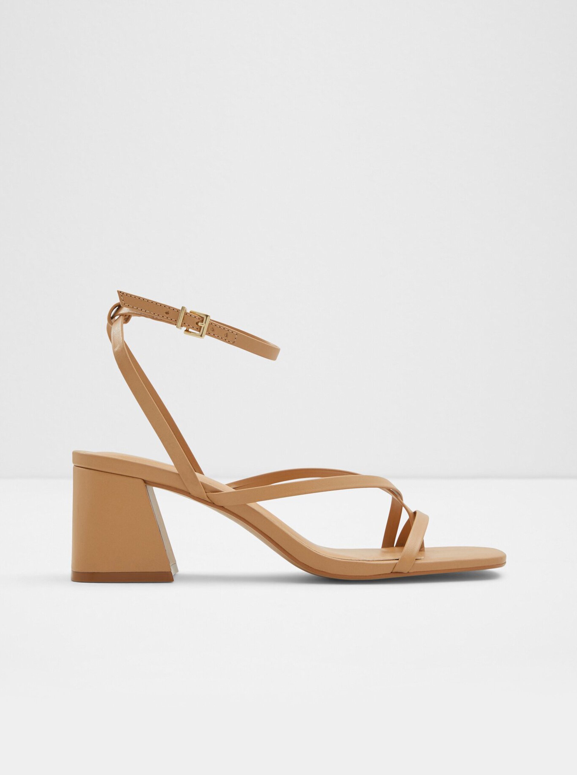 E-shop Béžové dámske kožené sandále Aldo Adrauder