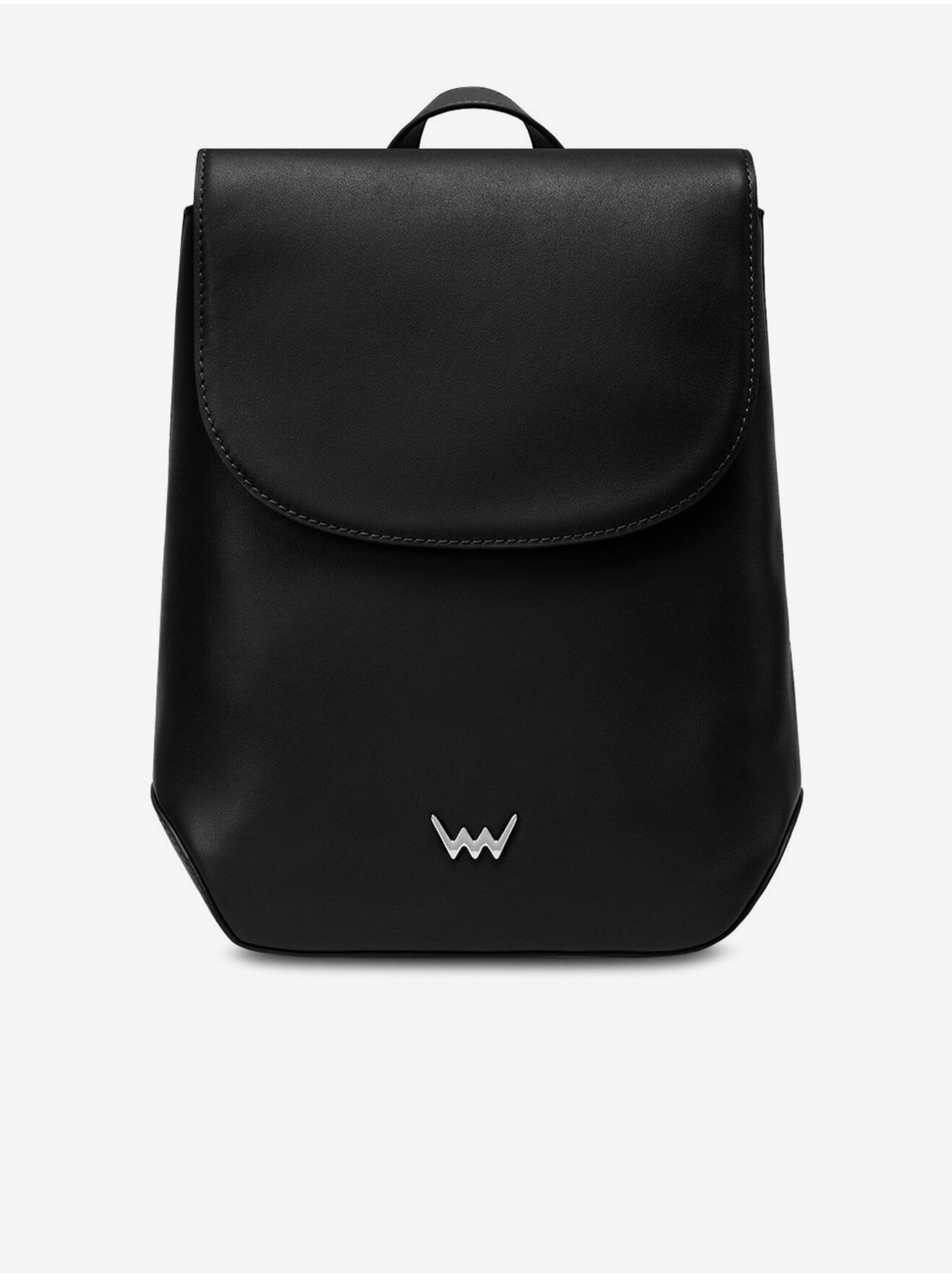 E-shop Černý dámský kožený batoh Vuch Elmon
