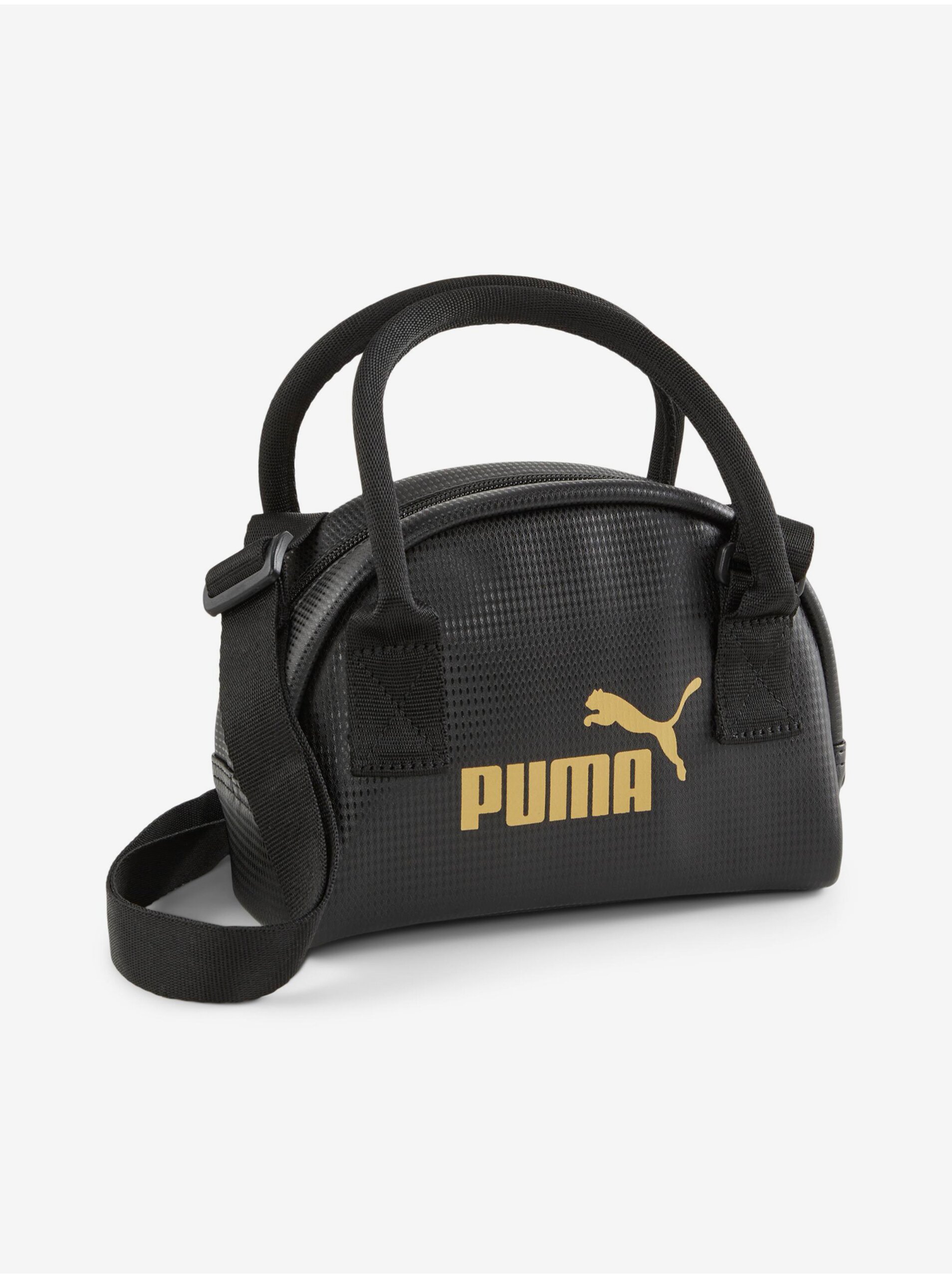 Lacno Čierna dámska kabelka Puma Core Up Mini Grip Bag