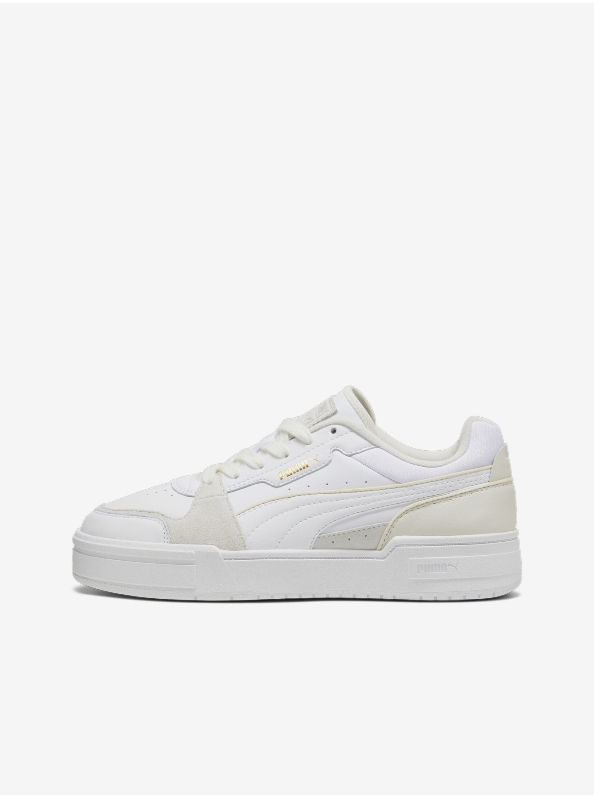 E-shop Biele pánske kožené tenisky Puma CA Pro Lux III