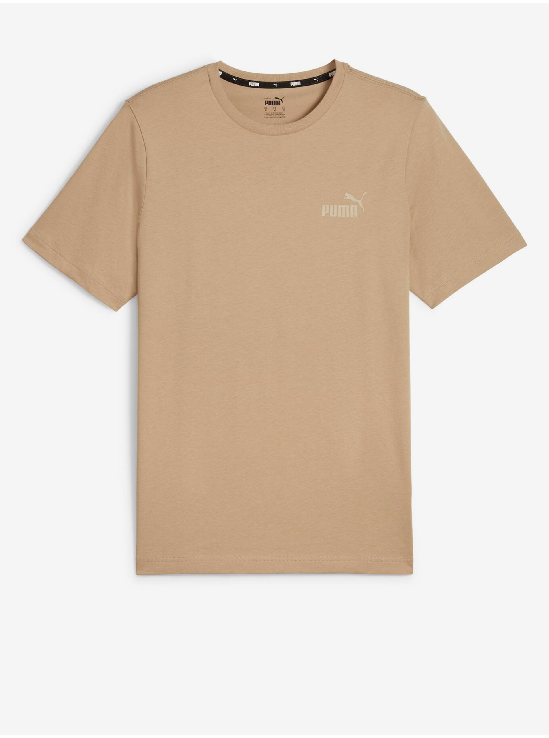 E-shop Béžové pánské tričko Puma ESS Small Logo Tee