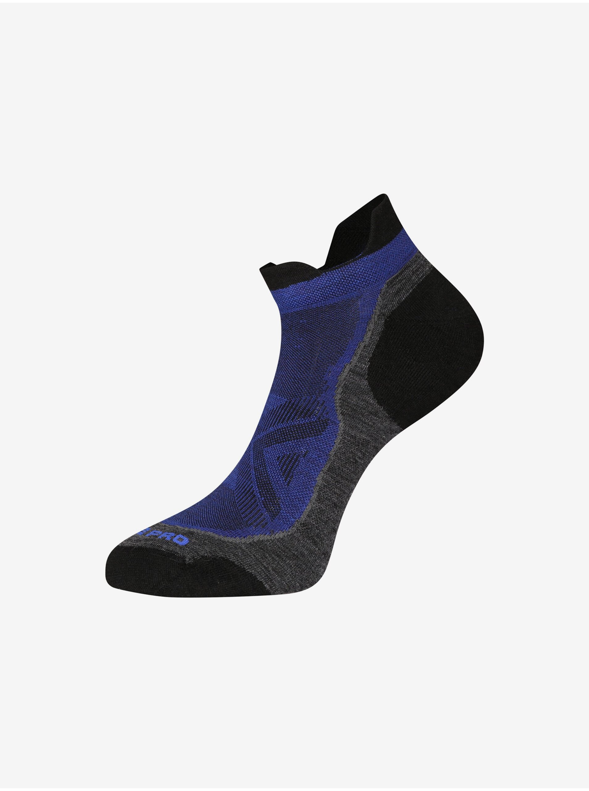 Lacno Modré ponožky z merino vlny ALPINE PRO Werde