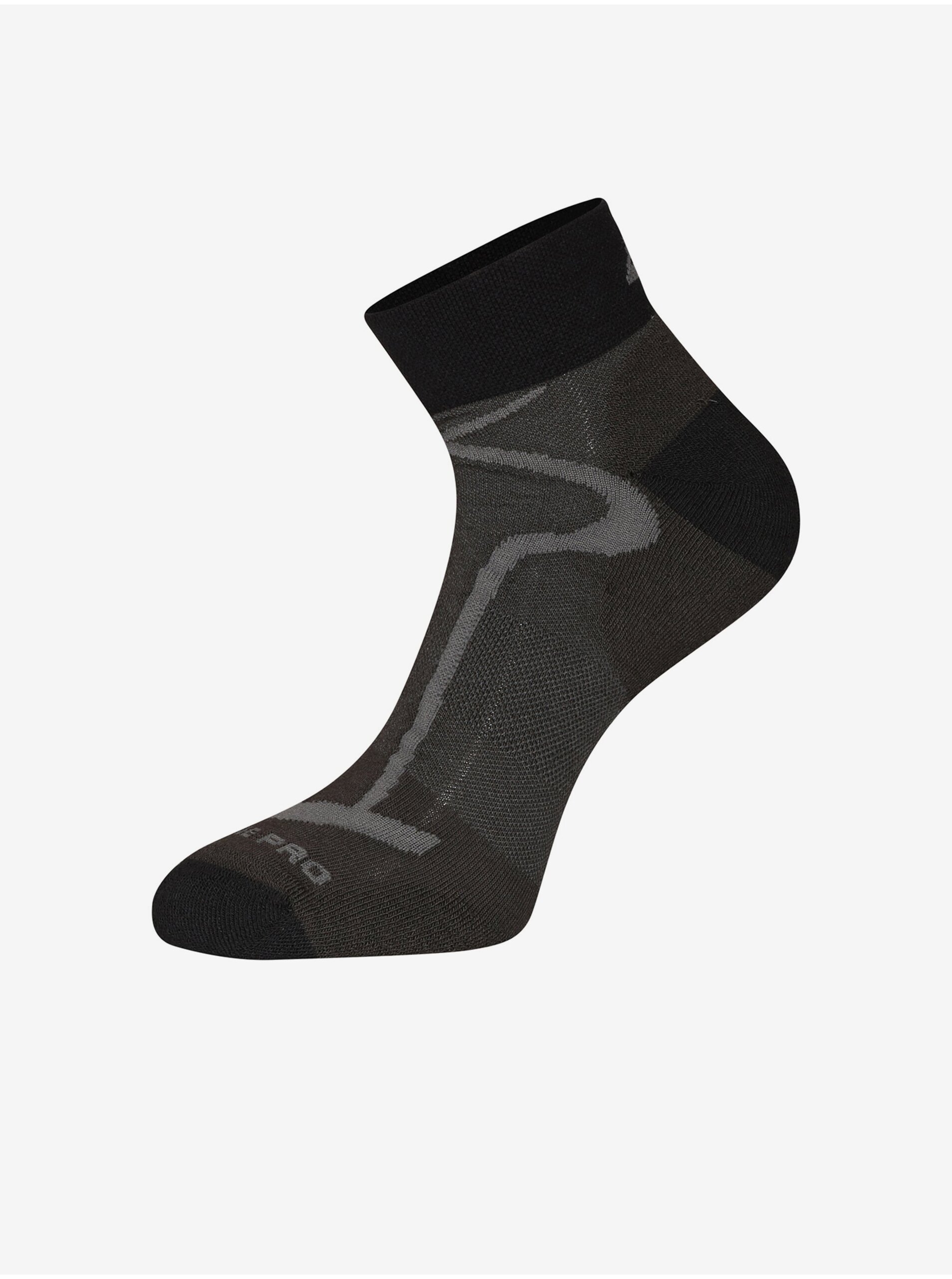 E-shop Černo-šedé ponožky ALPINE PRO Gange