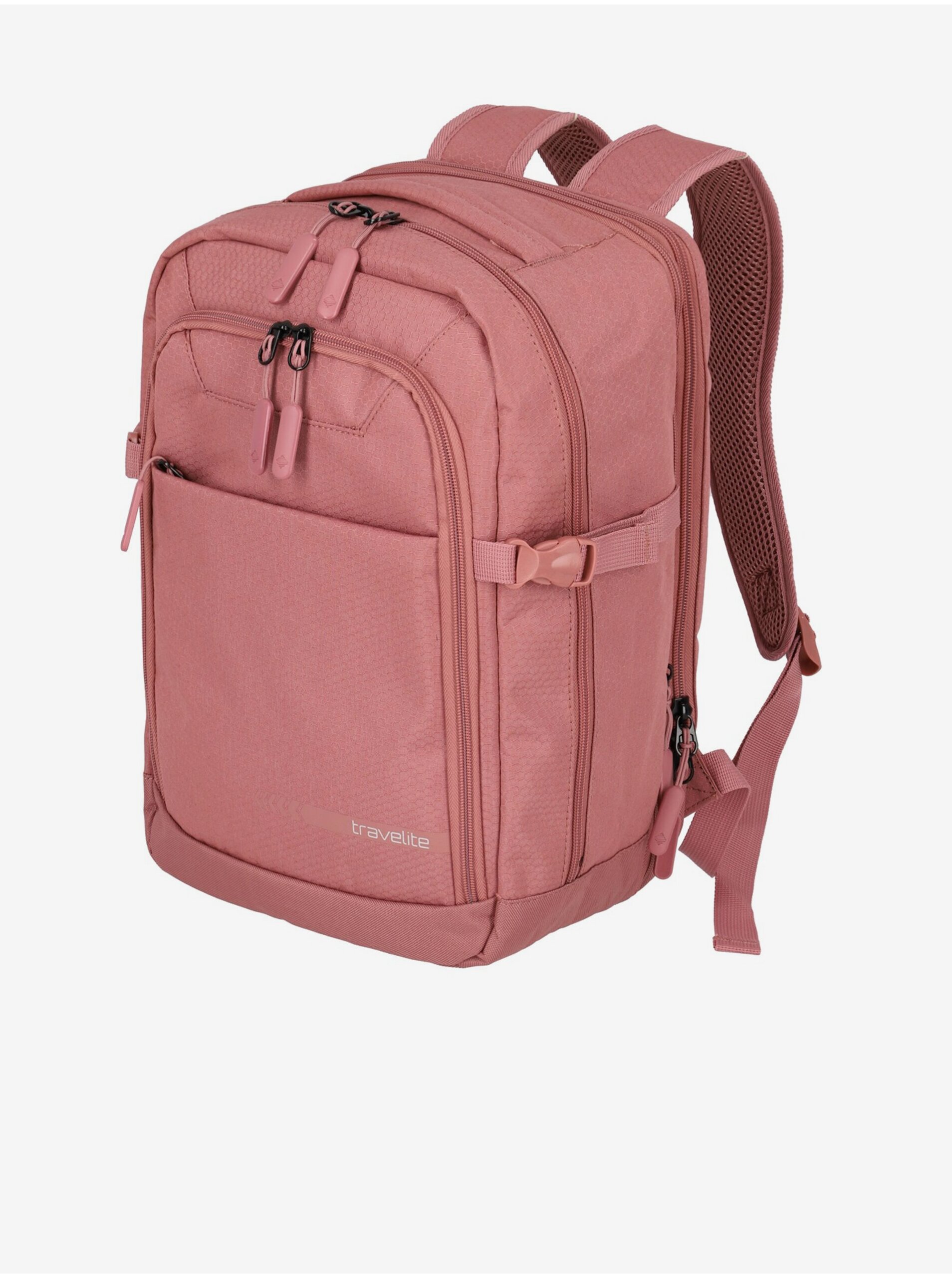 Růžový dámský batoh Travelite Kick Off Cabin Backpack Rosé