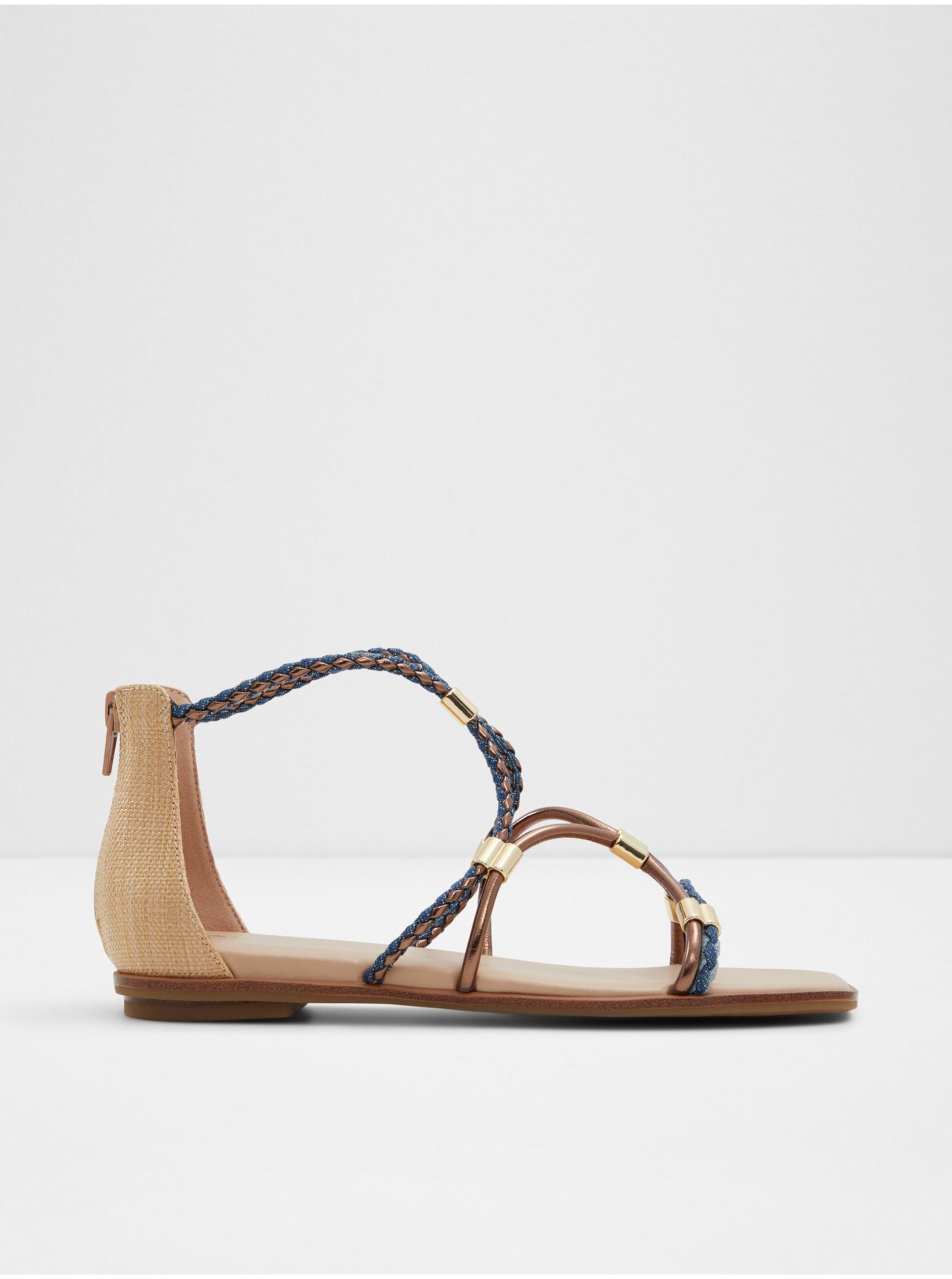 Lacno Modro-hnedé dámske sandále ALDO Oceriwenflex