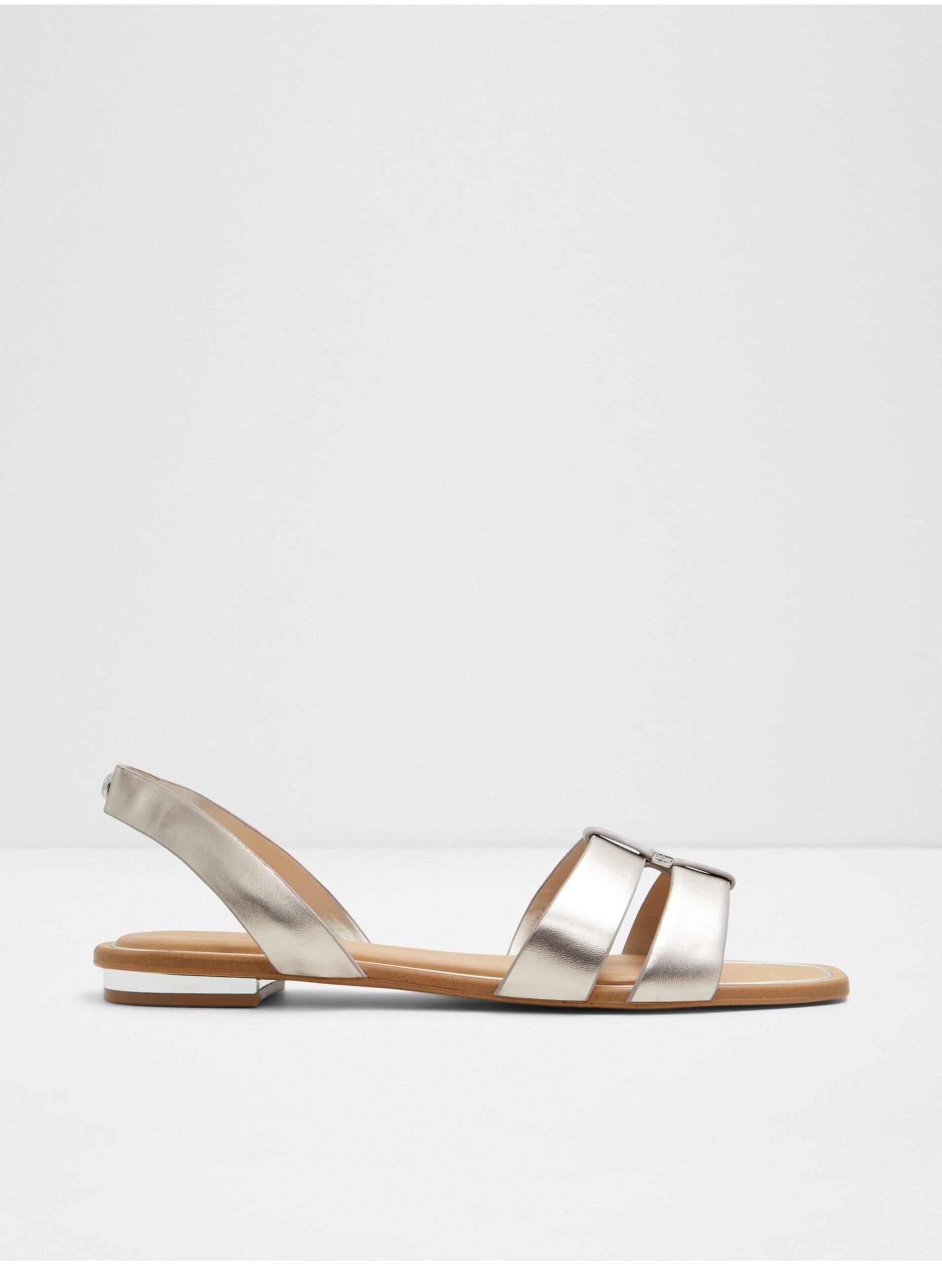 E-shop Dámské sandály ve stříbrné barvě ALDO Balera