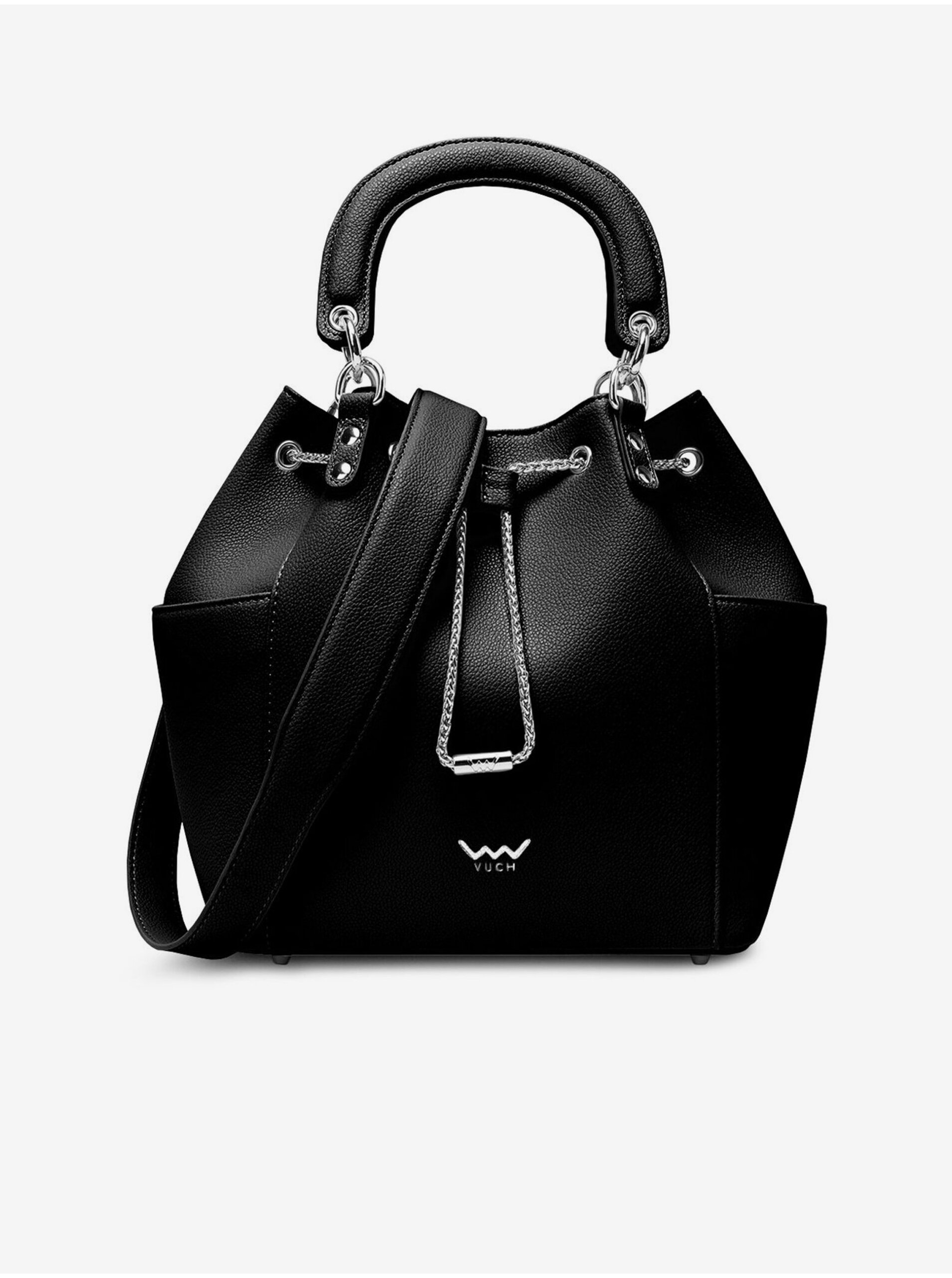 Lacno Čierna dámska kabelka Vega Black
