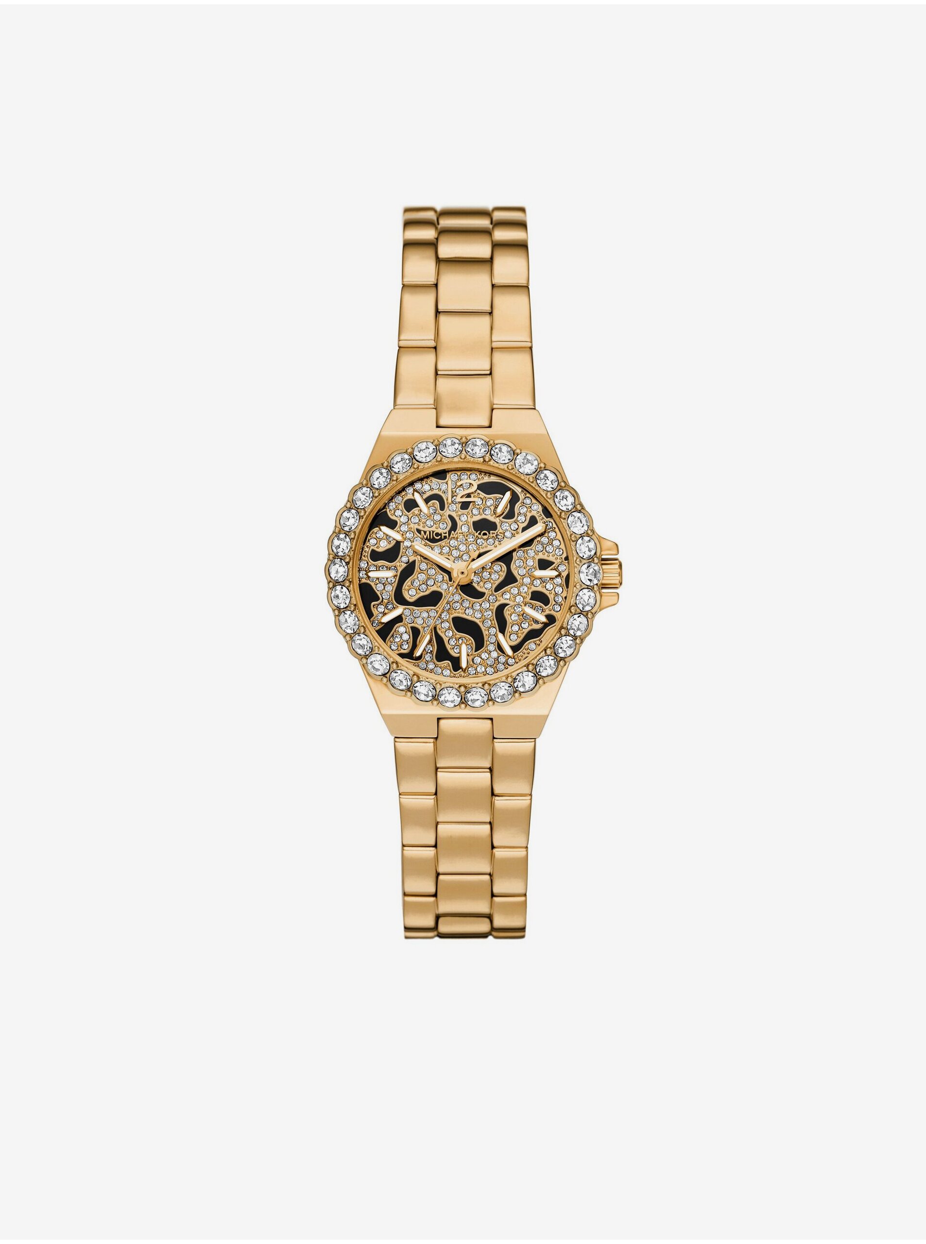 Levně Zlaté dámské hodinky Michael Kors Lennox