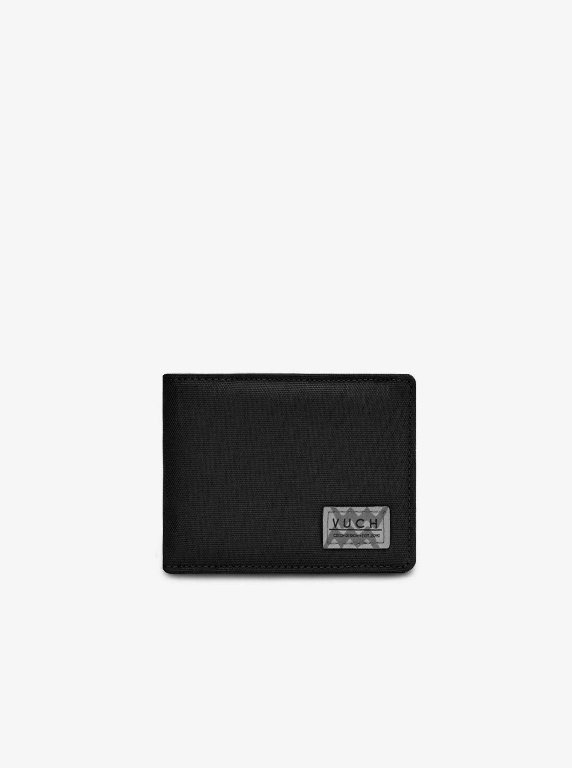 E-shop Černá pánská kožená peněženka VUCH Milton Black