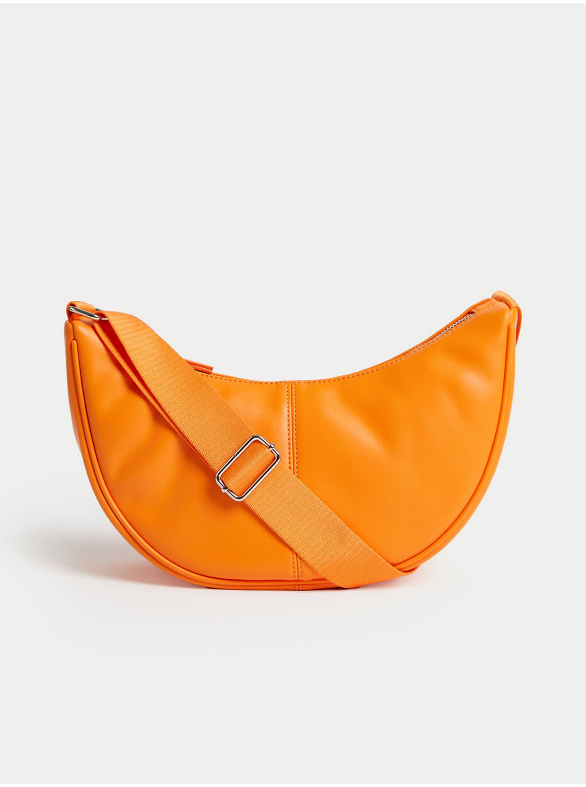 Levně Oranžová dámská kabelka přes rameno Marks & Spencer