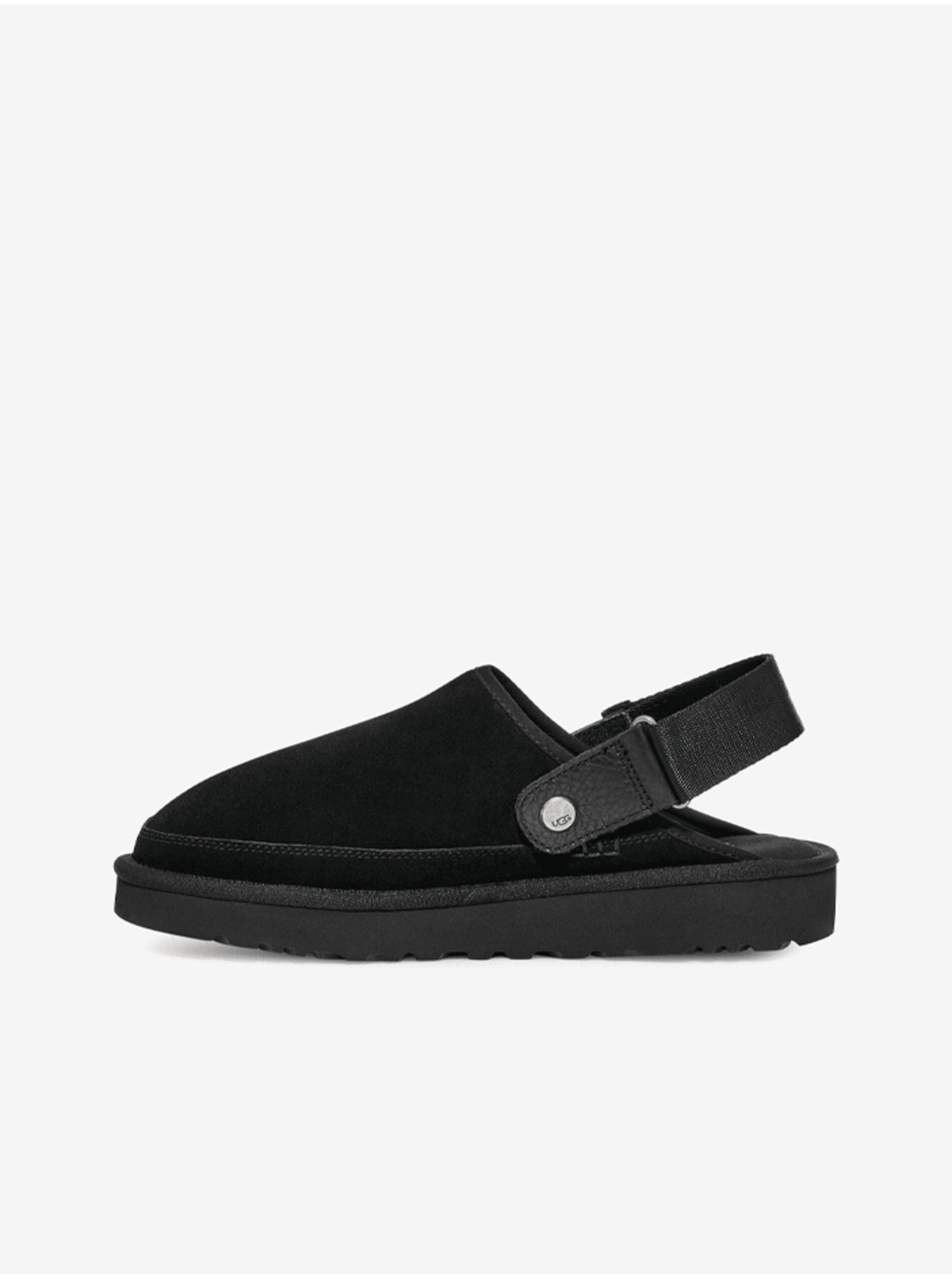 E-shop Černé pánské semišové pantofle UGG M Goldencoast Clog