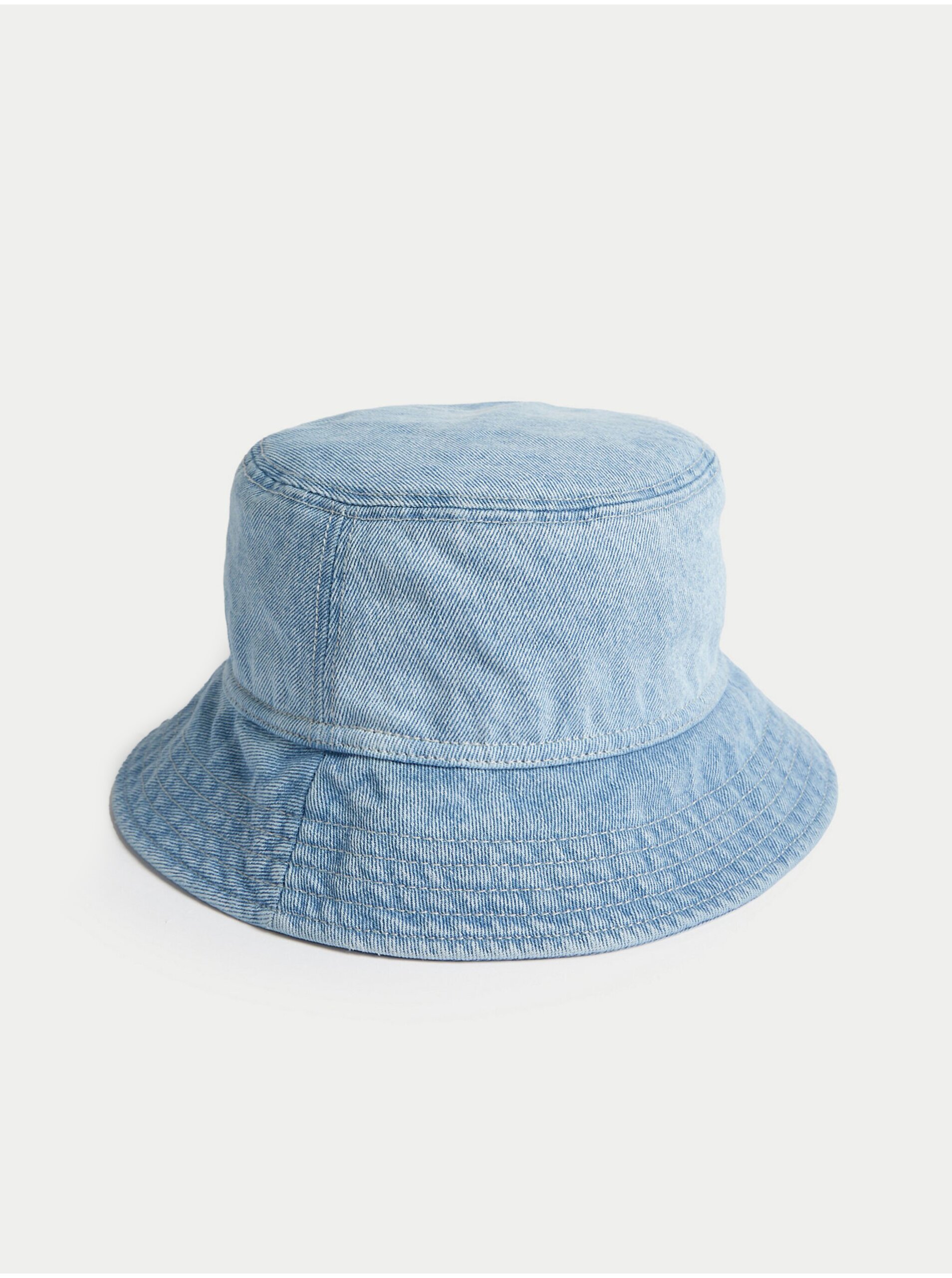 Levně Světle modrý dámský džínový klobouk Marks & Spencer