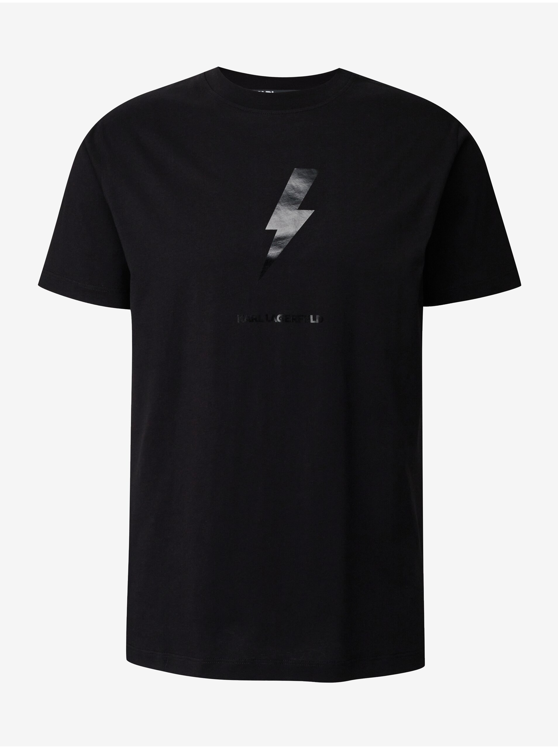 E-shop Čierne pánske tričko KARL LAGERFELD