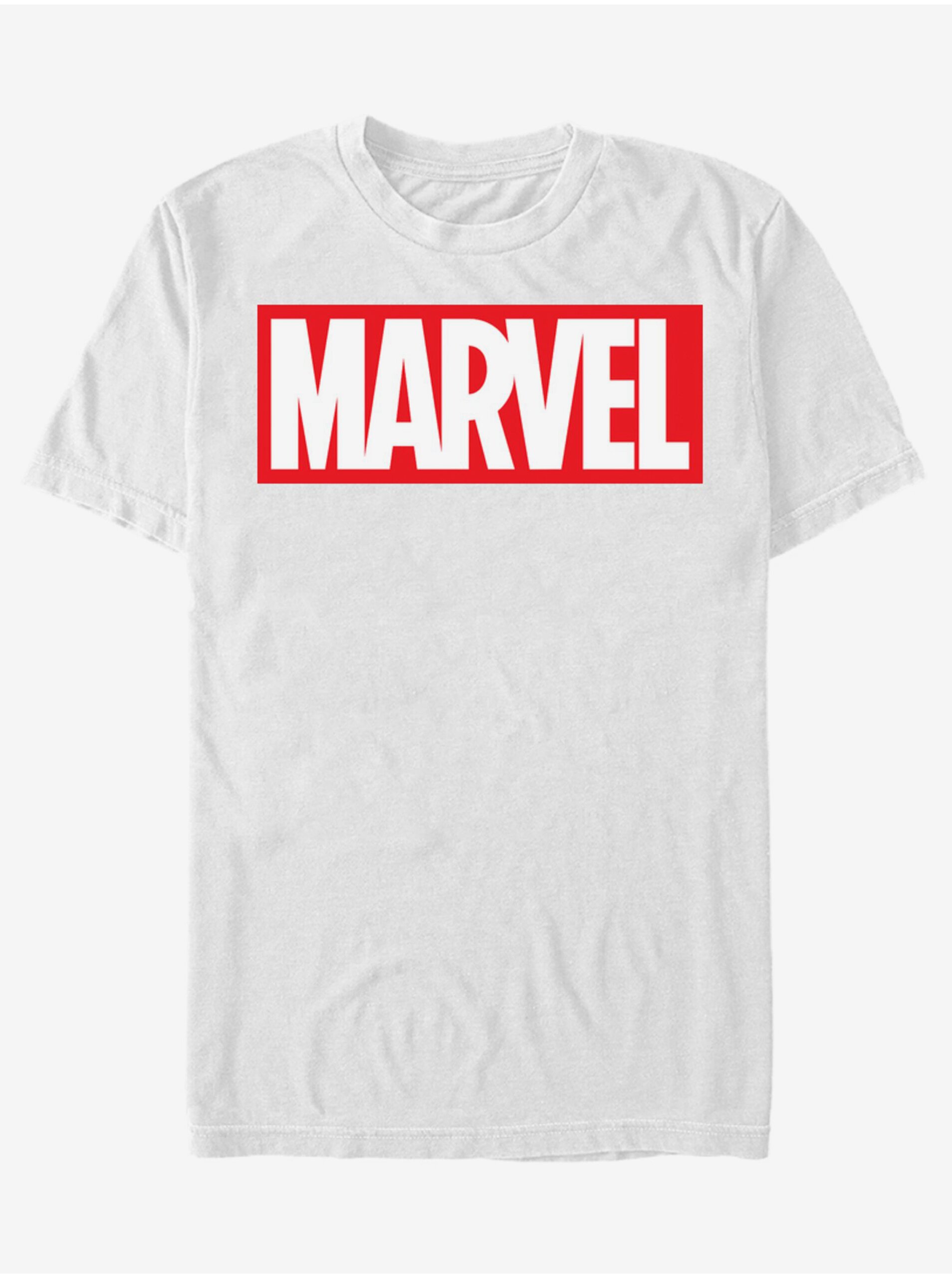 E-shop Biele unisex tričko ZOOT.Fan Marvel Marvel Brick