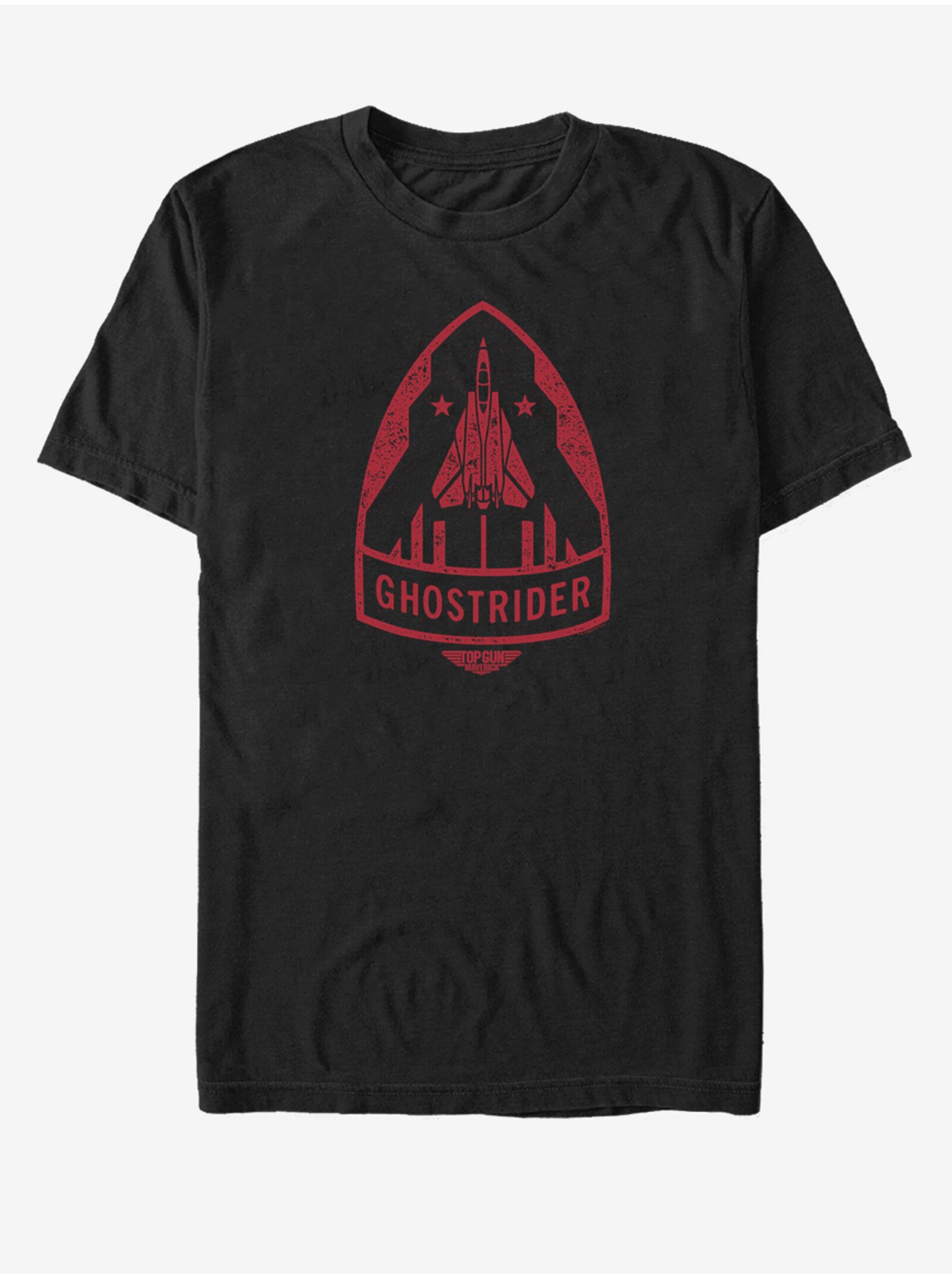 Lacno Čierne unisex tričko Paramount Ghost Rider Red